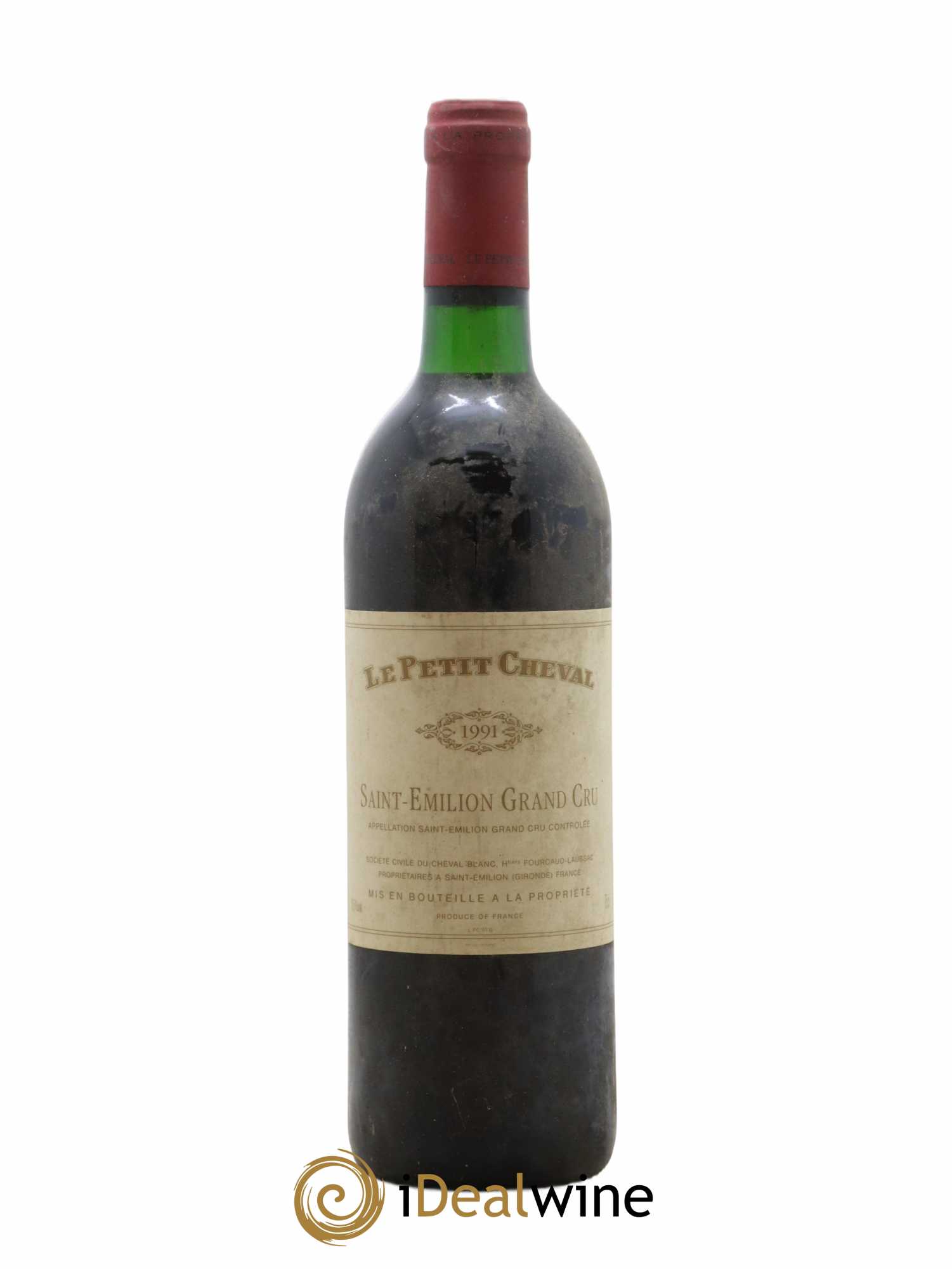 Le Petit Cheval Second Vin 1991 - Lot de 1 bouteille - 0