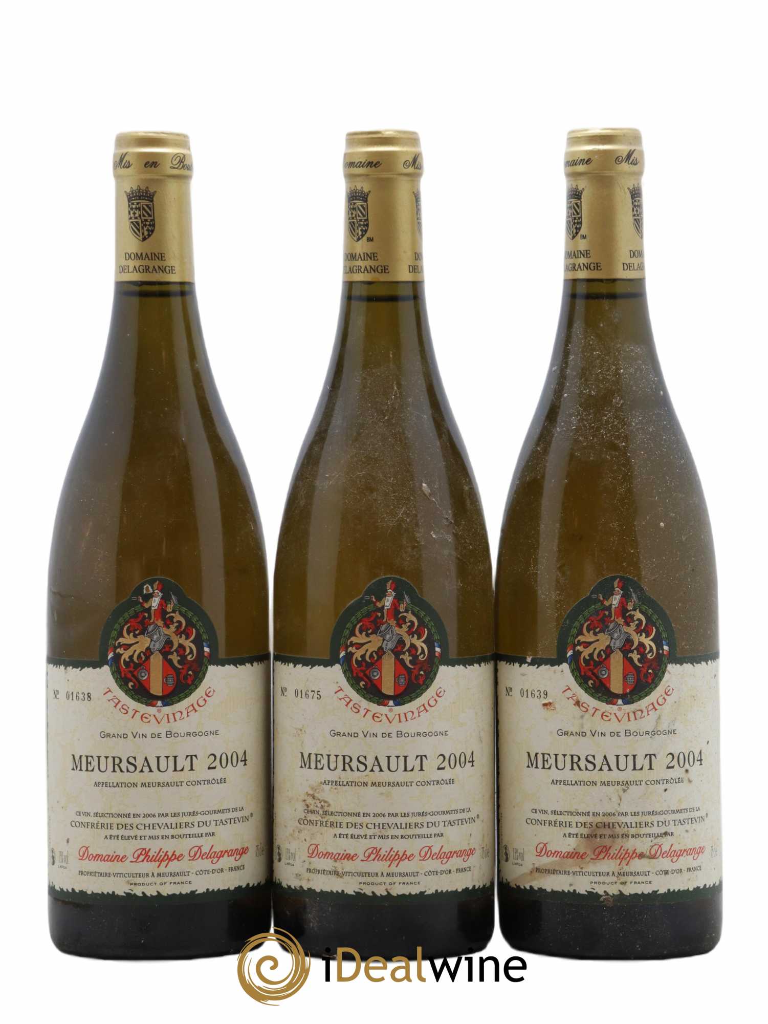 Meursault Philippe Delagrange 2004 - Lot de 3 bouteilles - 0
