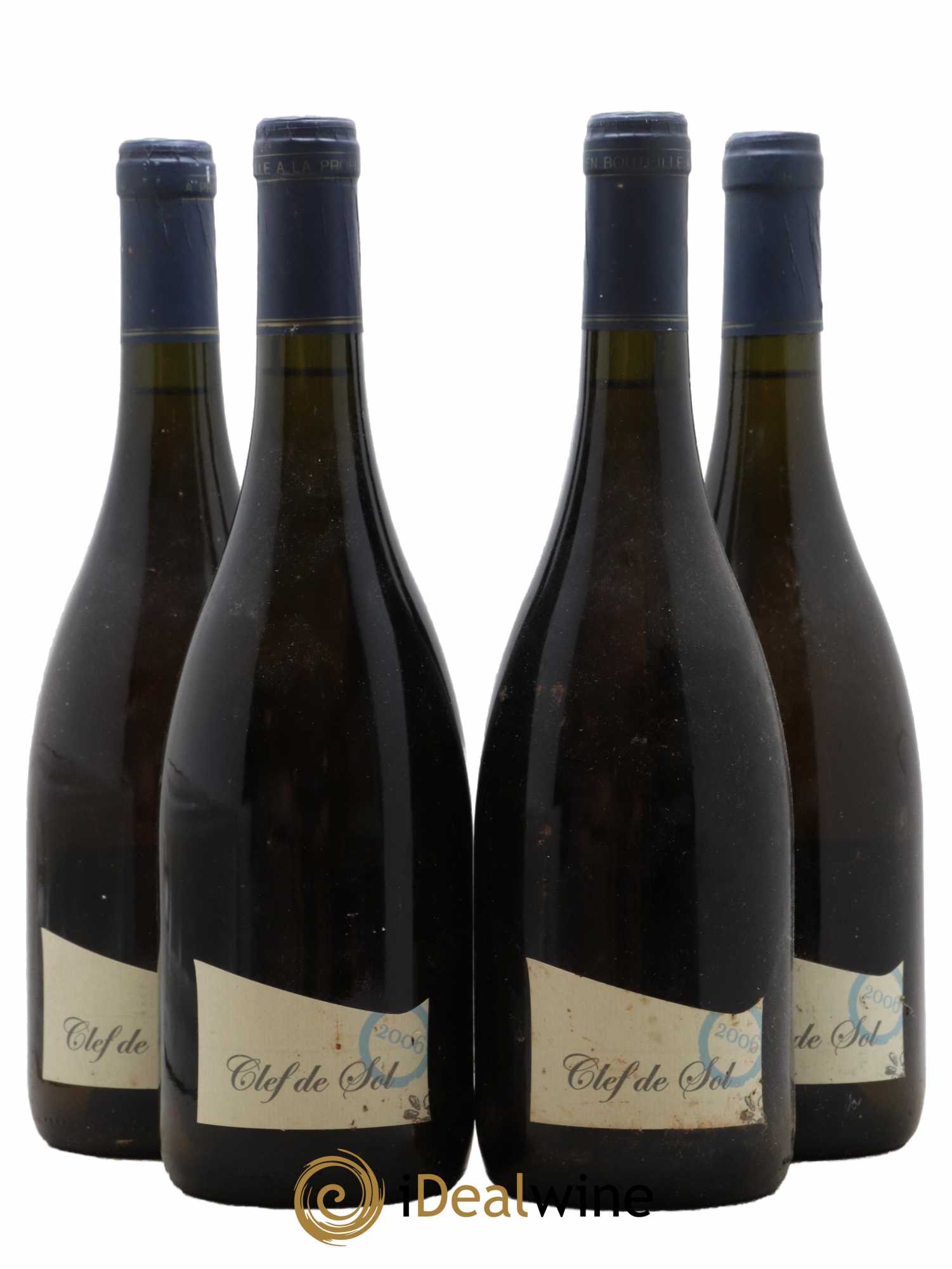 Montlouis-sur-Loire Clef de Sol La Grange Tiphaine 2006 - Lot de 4 bouteilles - 0