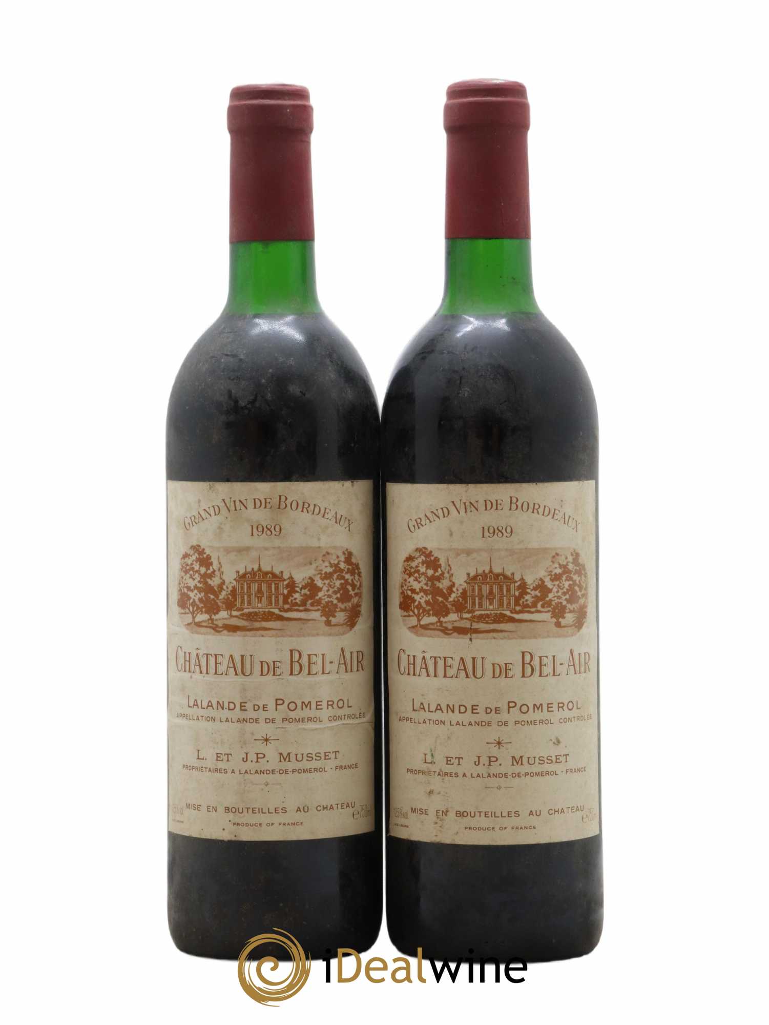 Château de Bel-Air 1989 - Lot de 2 bouteilles - 0