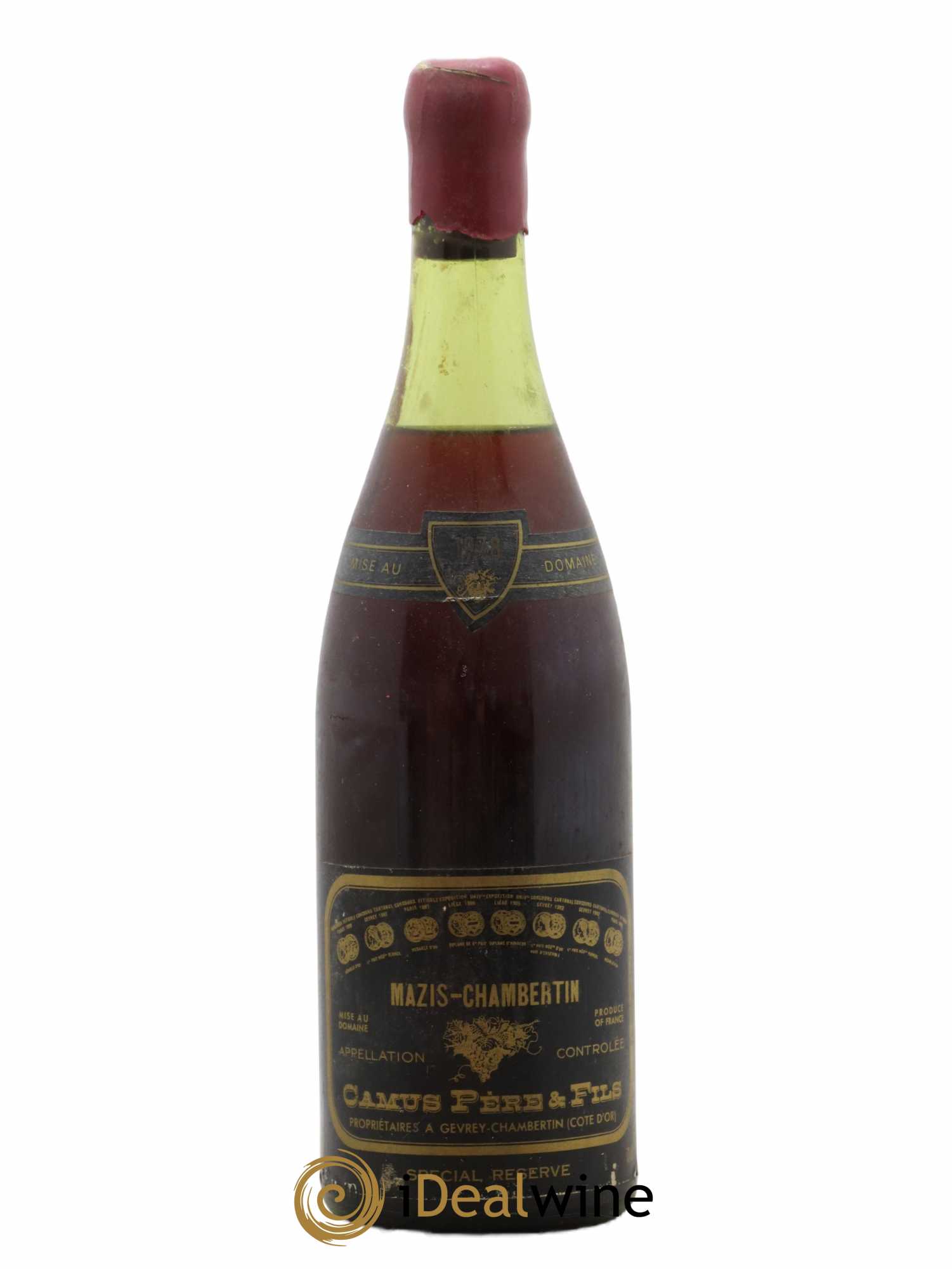 Mazis-Chambertin Grand Cru Camus Père et Fils 1978 - Lot de 1 bouteille - 0