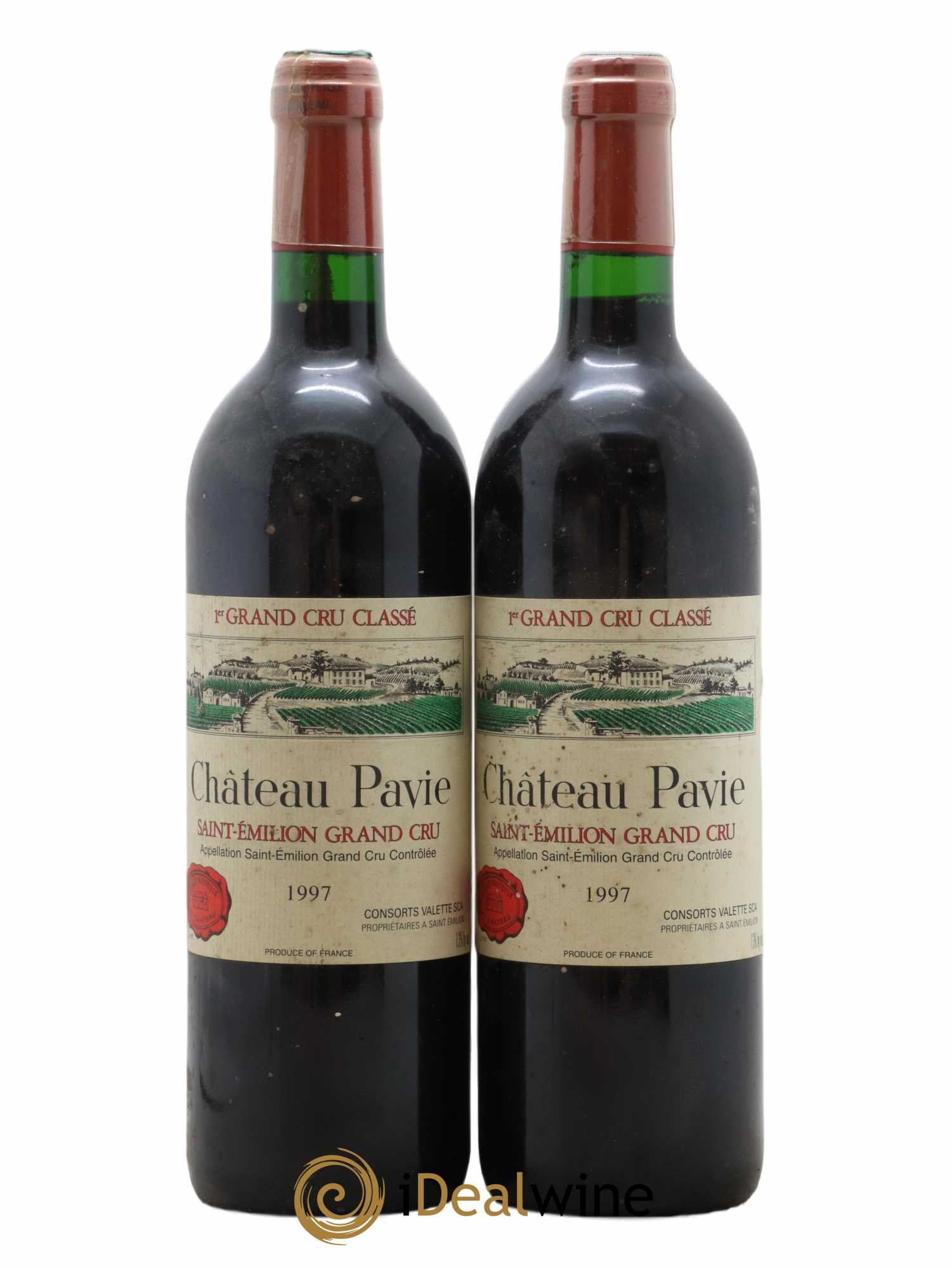 Château Pavie 1er Grand Cru Classé A 1997 - Lot de 2 bouteilles - 0