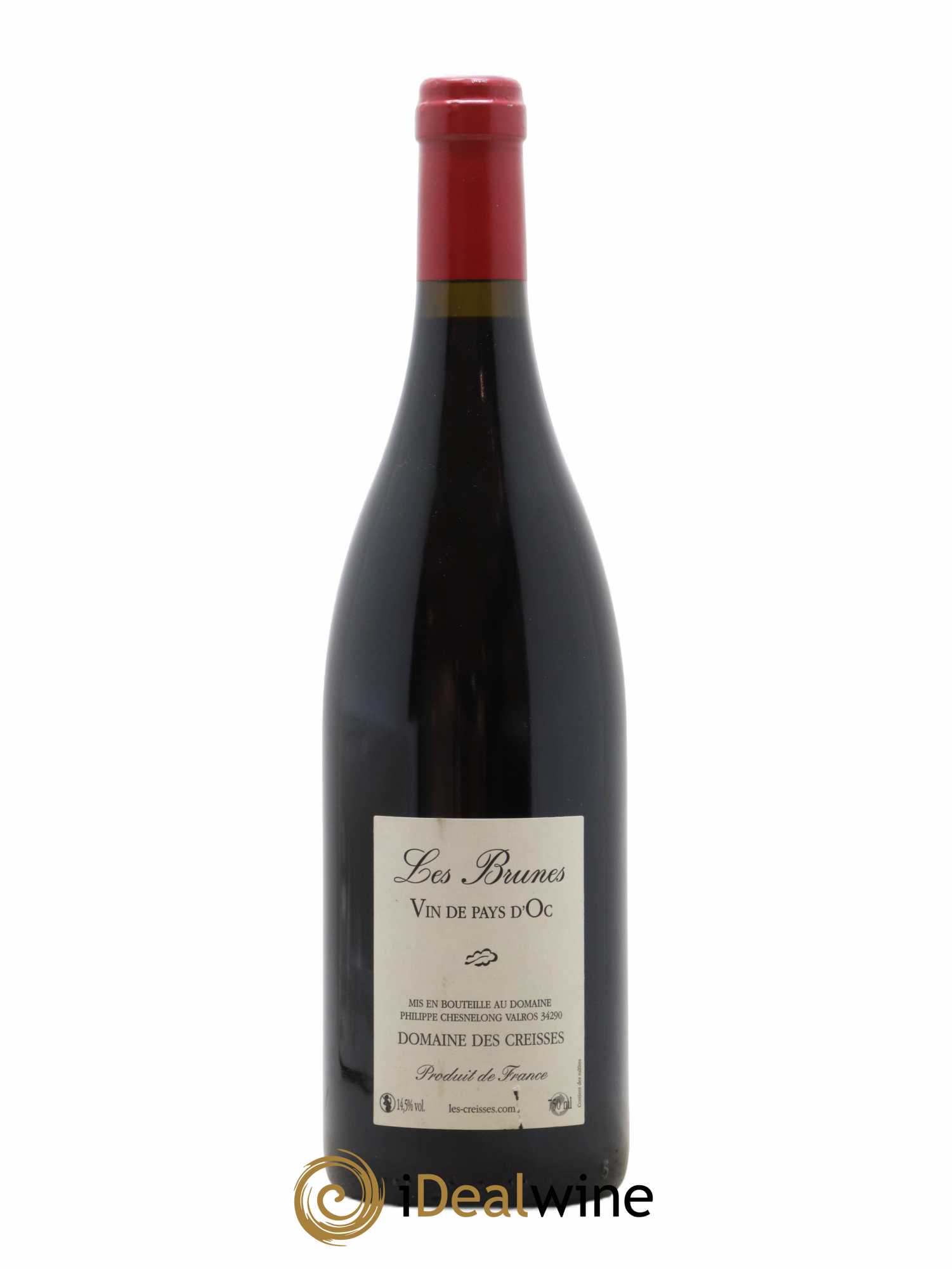 Vin de France Les Brunes Les Creisses (Domaine) 2005 - Lot de 1 bouteille - 1