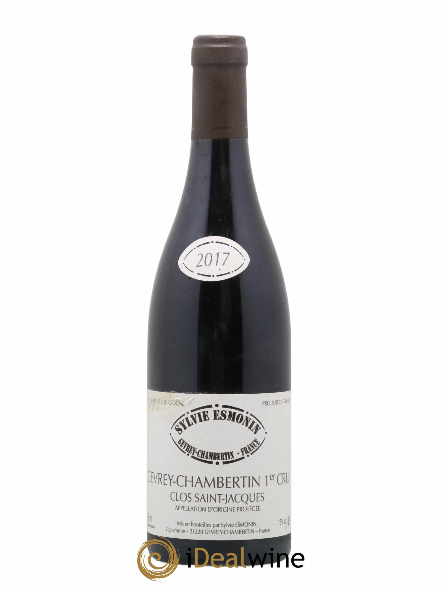 Gevrey-Chambertin 1er Cru Clos Saint Jacques Sylvie Esmonin 2017 - Lot de 1 bouteille - 0