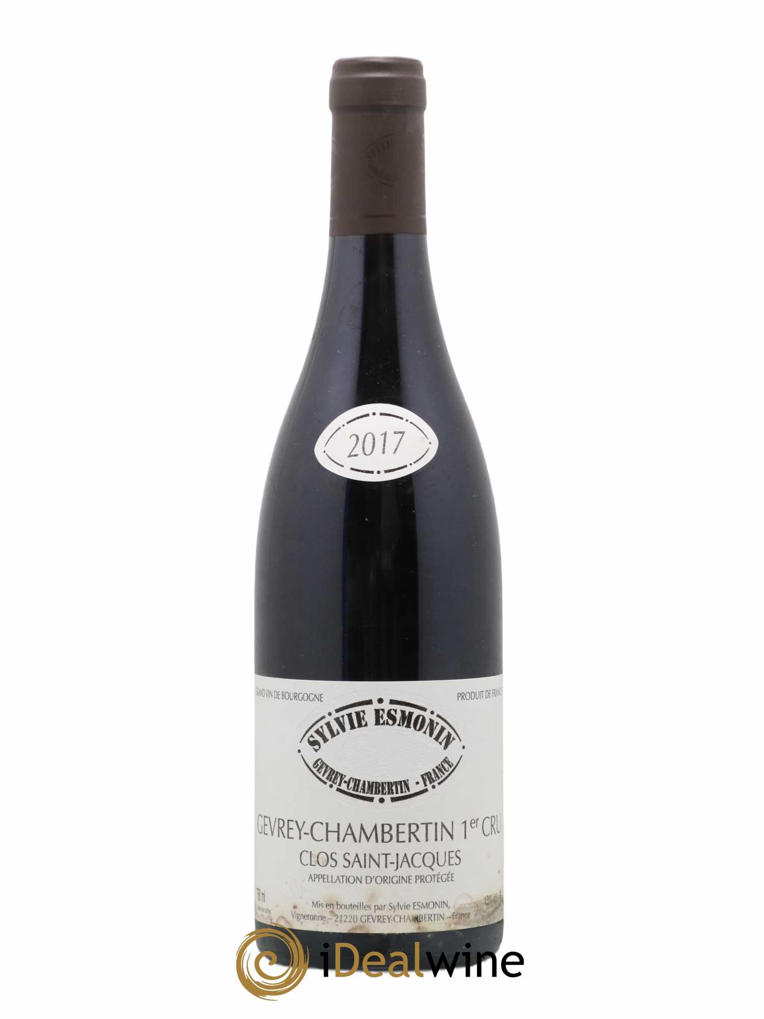 Gevrey-Chambertin 1er Cru Clos Saint Jacques Sylvie Esmonin 2017 - Lot de 1 bouteille - 0