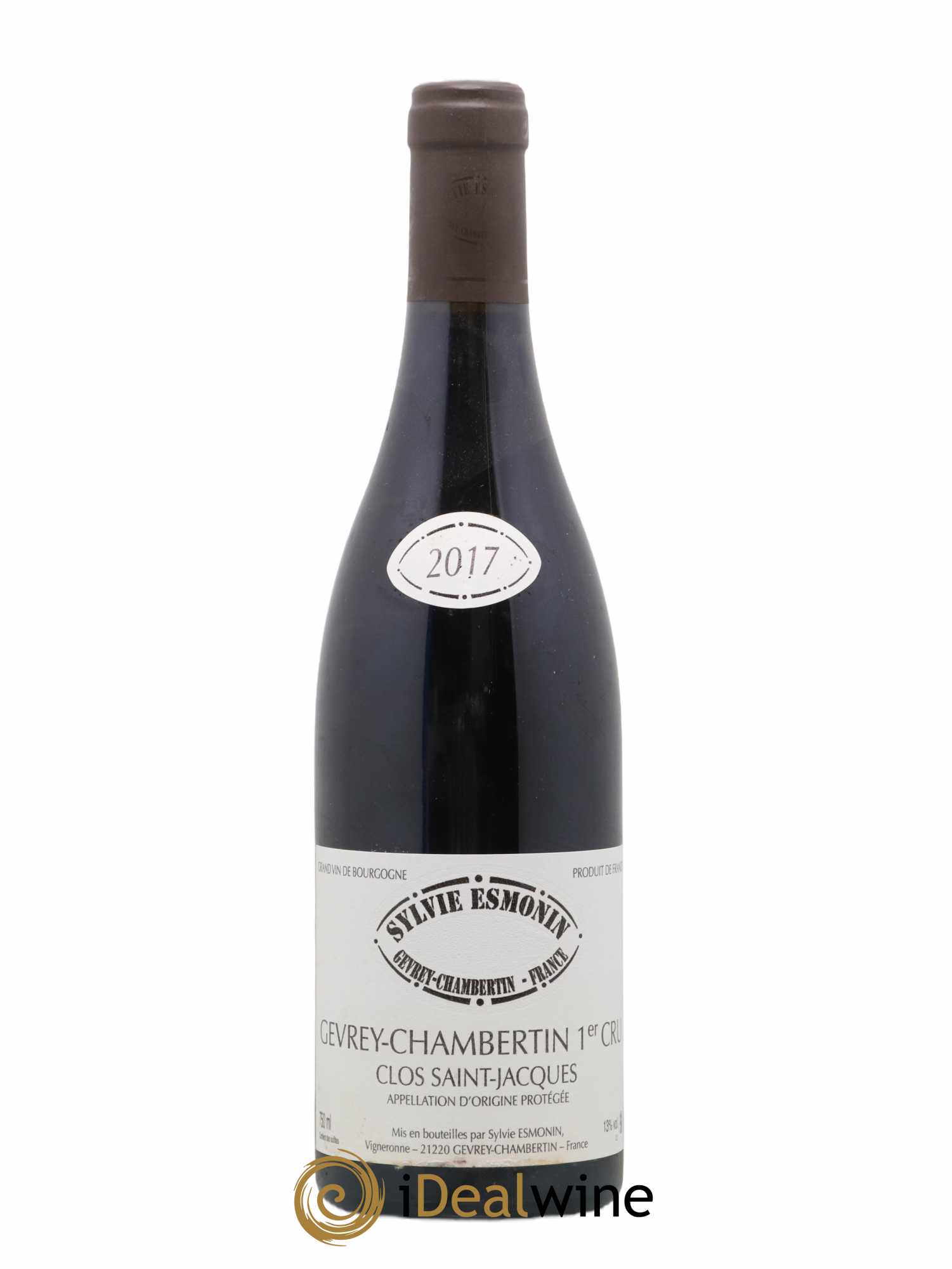 Gevrey-Chambertin 1er Cru Clos Saint Jacques Sylvie Esmonin 2017 - Lot de 1 bouteille - 0