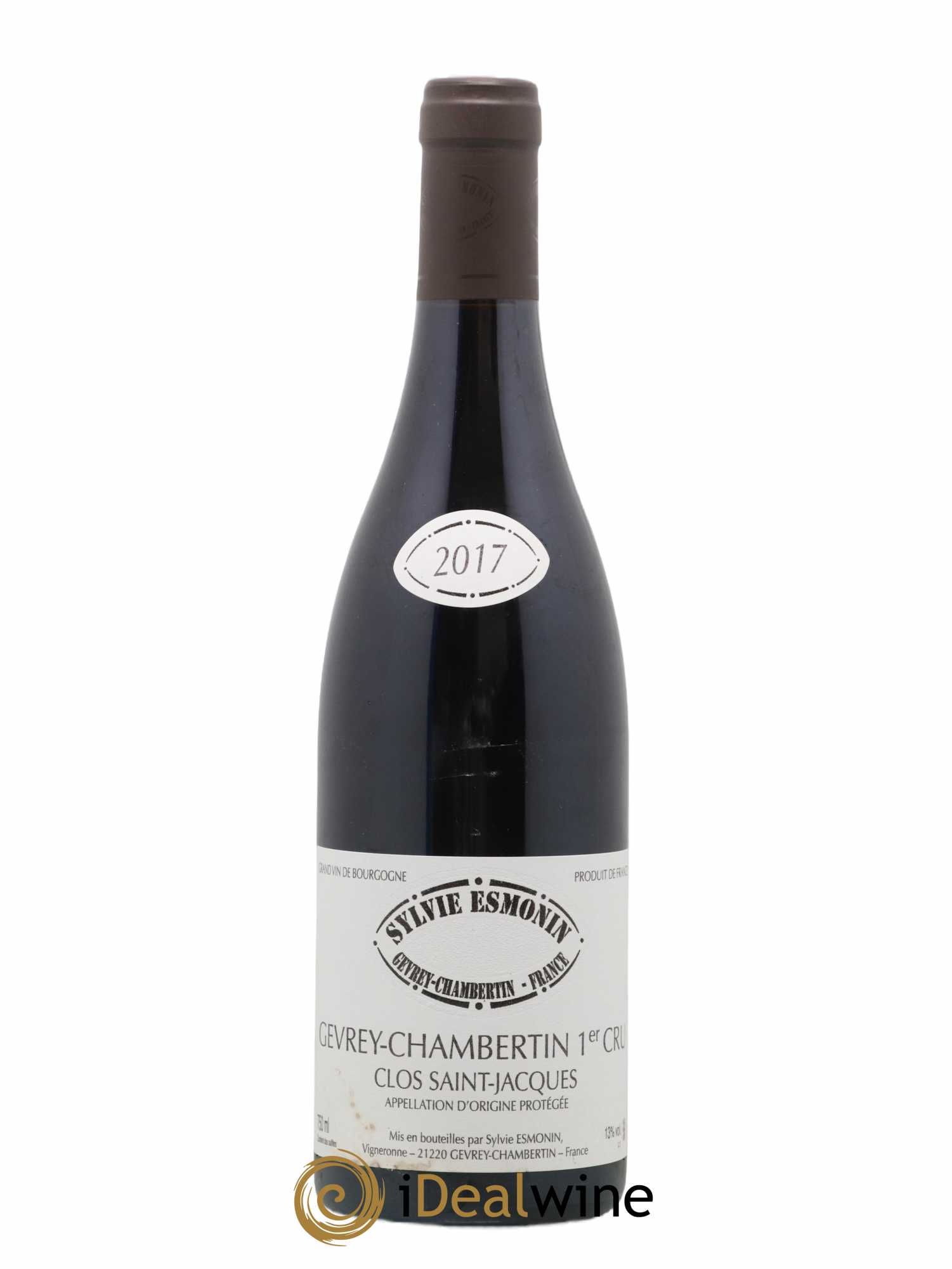 Gevrey-Chambertin 1er Cru Clos Saint Jacques Sylvie Esmonin 2017 - Lot de 1 bouteille - 0