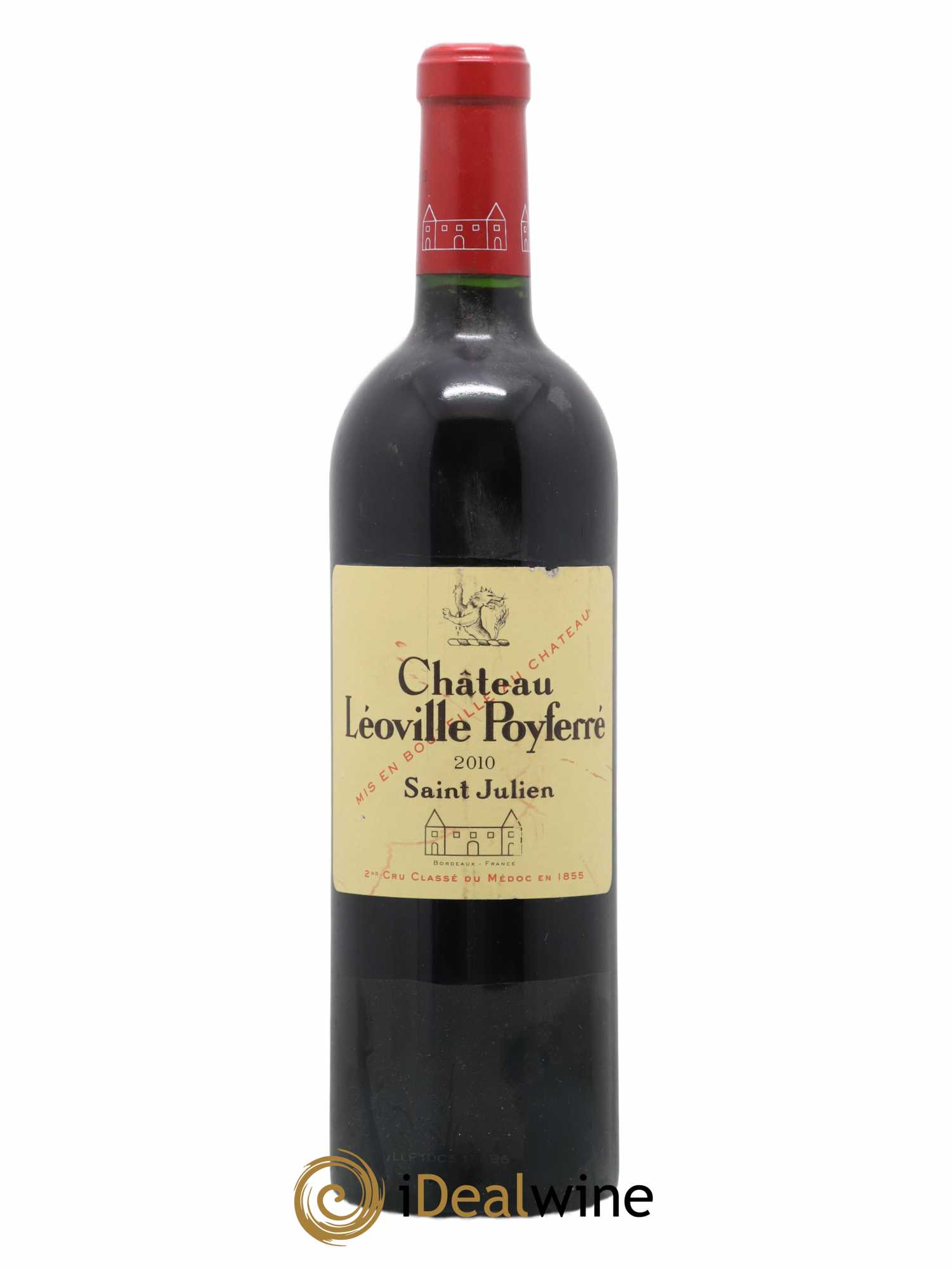 Château Léoville Poyferré 2ème Grand Cru Classé 2010 - Lot de 1 bouteille - 0