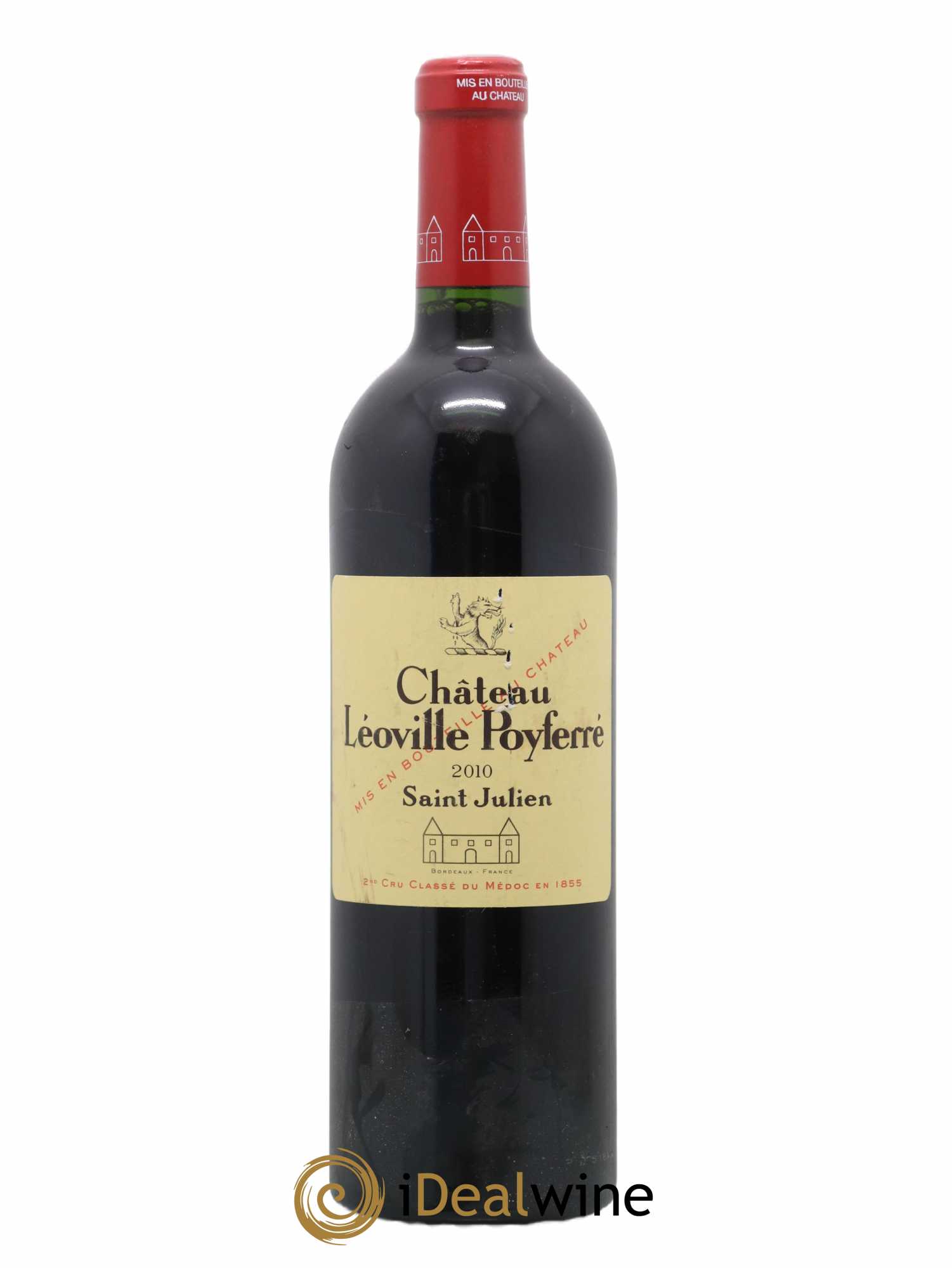 Château Léoville Poyferré 2ème Grand Cru Classé 2010 - Lot de 1 bouteille - 0