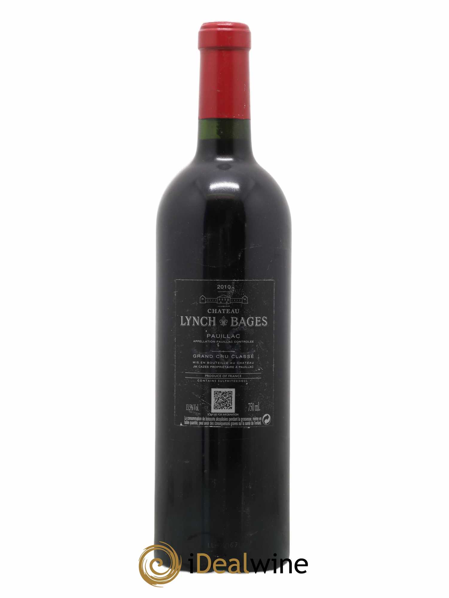 Château Lynch Bages 5ème Grand Cru Classé 2010 - Lot de 1 bouteille - 1
