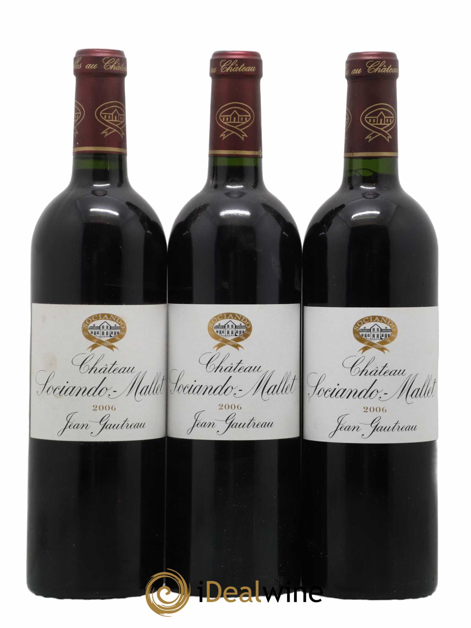 Château Sociando Mallet 2006 - Lot de 6 bouteilles - 2