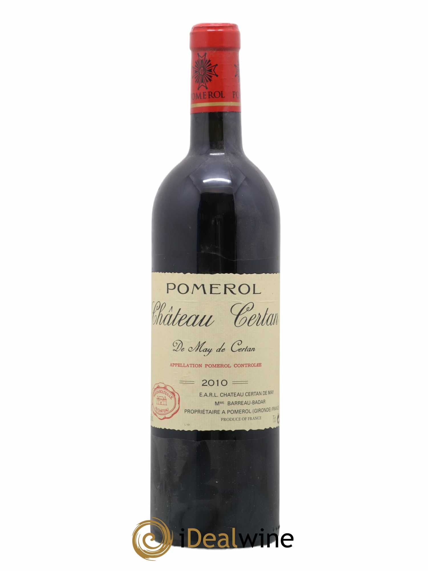 Château Certan de May 2010 - Lot de 1 bouteille - 0