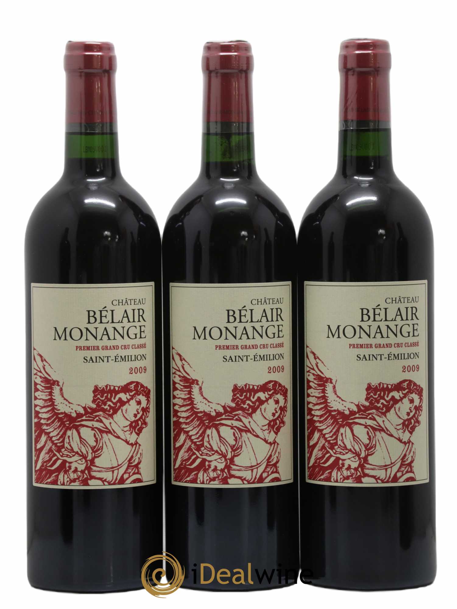 Château Belair (Belair-Monange) 1er Grand Cru Classé B 2009 - Lot of 6 bottles - 2