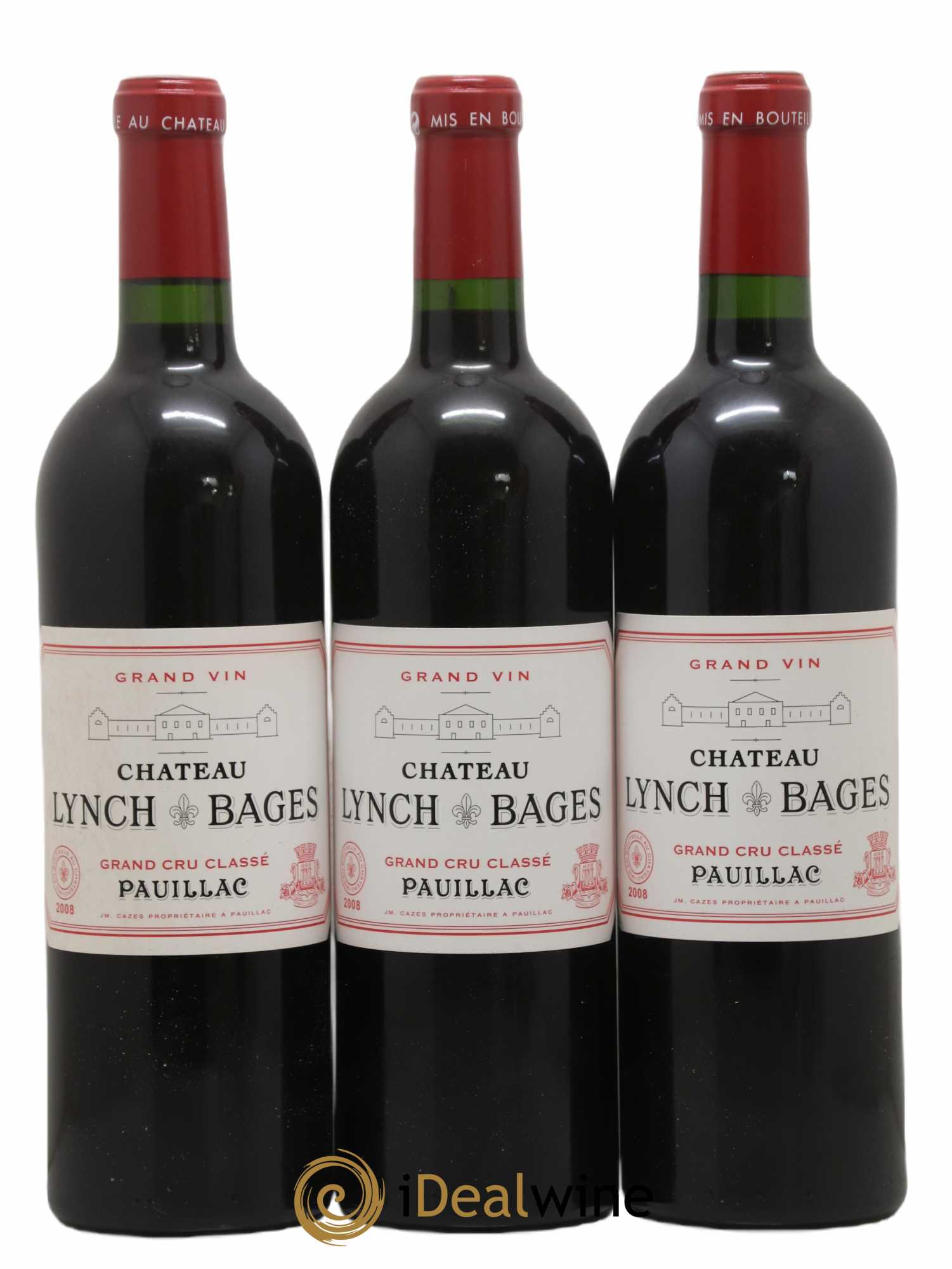 Château Lynch Bages 5ème Grand Cru Classé 2008 - Lot de 12 bouteilles - 4