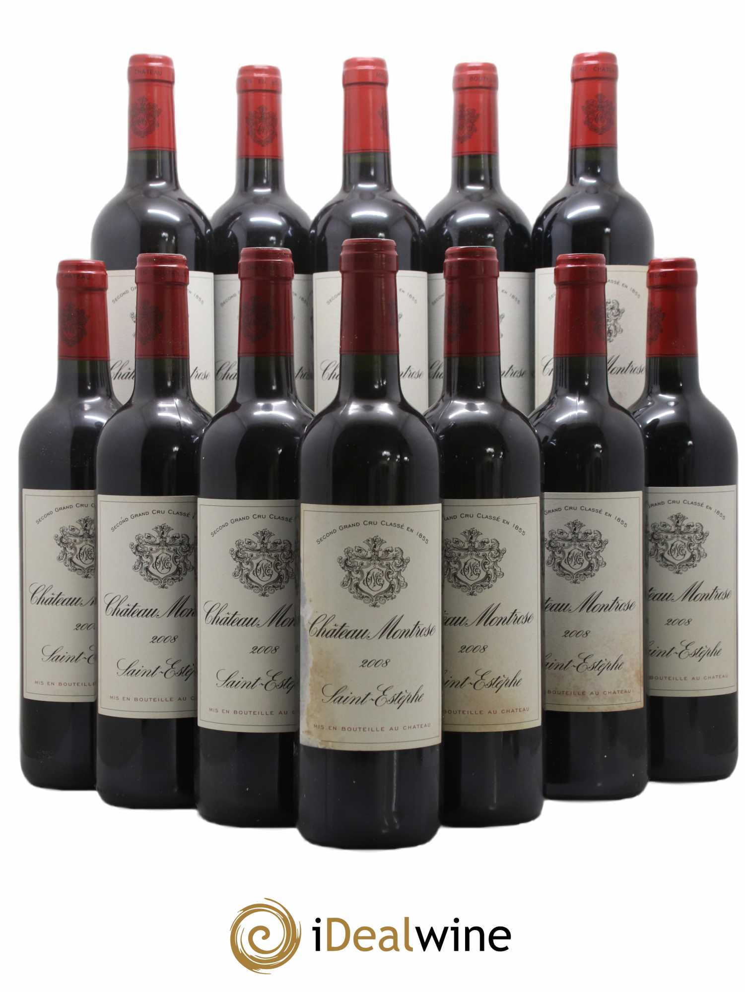 Château Montrose 2ème Grand Cru Classé 2008 - Lot de 12 bouteilles - 0