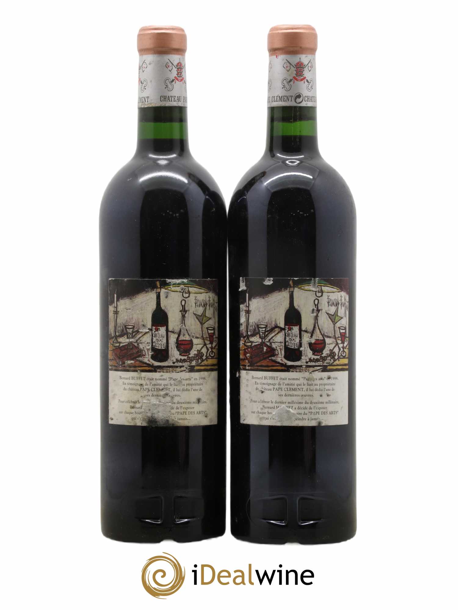 Château Pape Clément Cru Classé de Graves 2000 - Lot of 2 bottles - 1