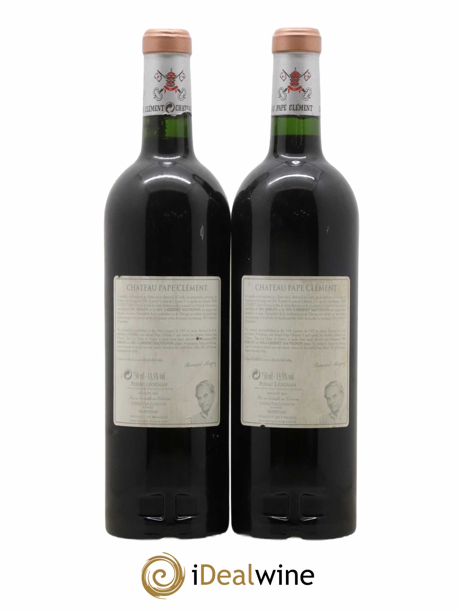 Château Pape Clément Cru Classé de Graves 2005 - Lot de 2 bouteilles - 1