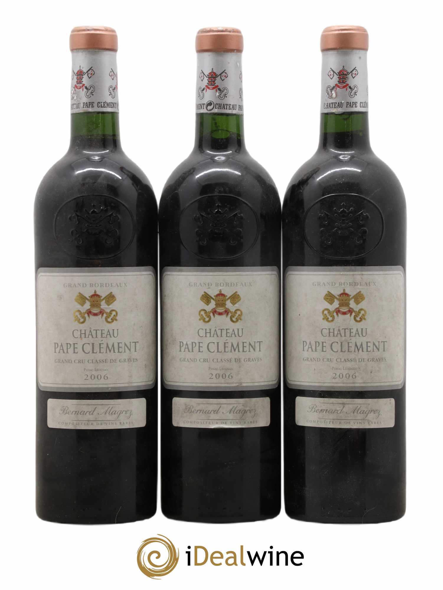 Château Pape Clément Cru Classé de Graves 2006 - Lot of 3 bottles - 0