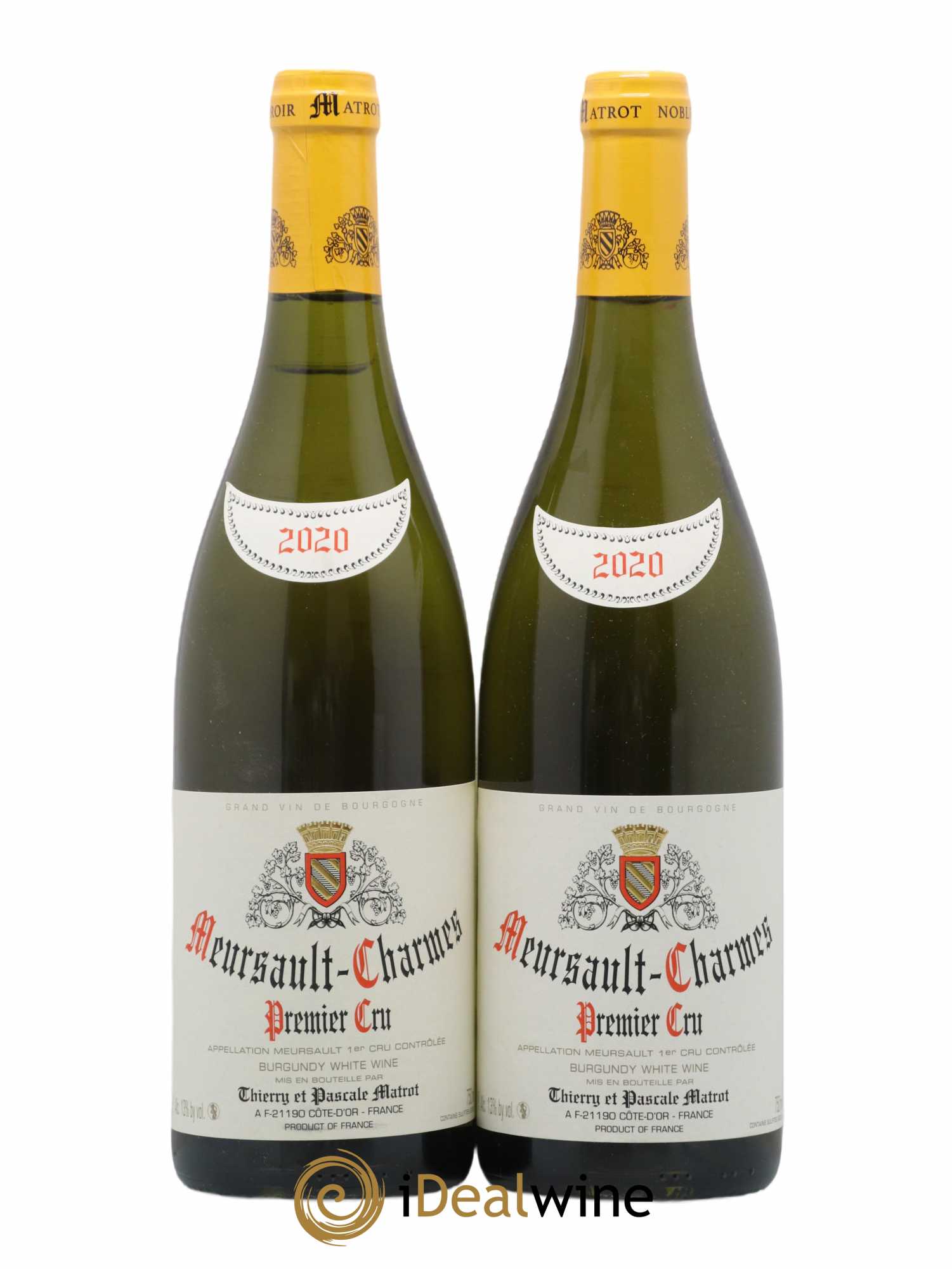 Meursault 1er Cru Charmes Matrot (Domaine) 2020 - Lot de 2 bouteilles - 0