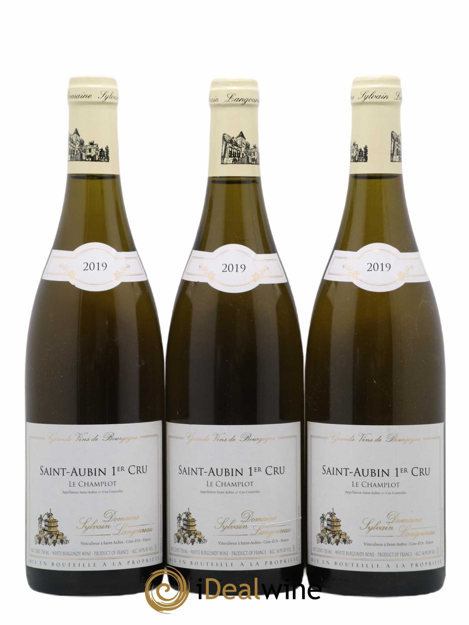 Saint-Aubin 1er Cru 2019 - Posten von 3 Flaschen - 0