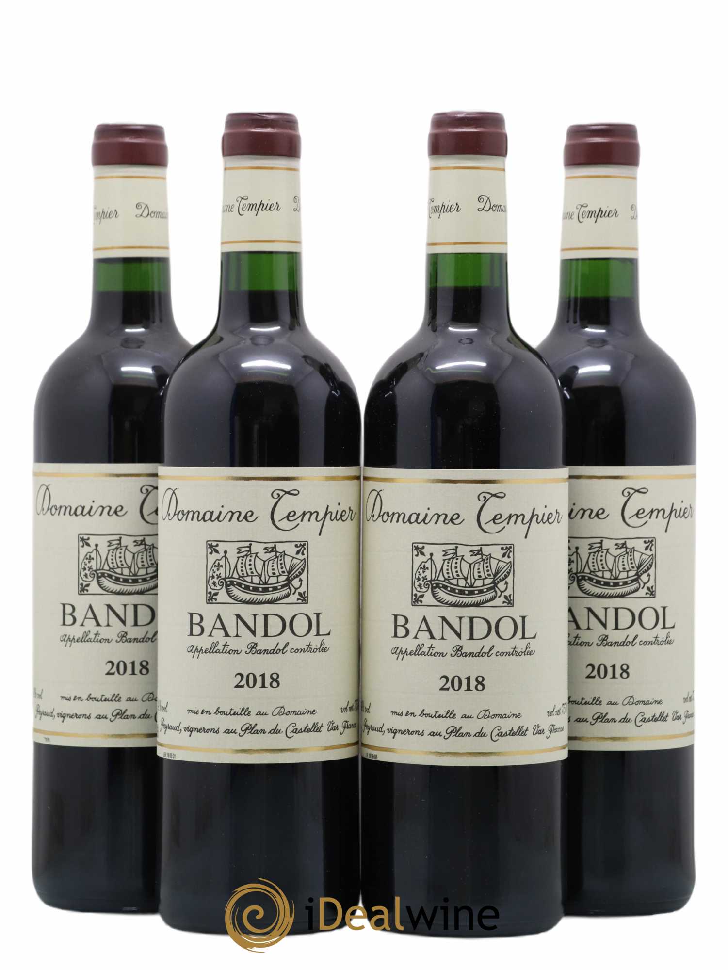 Bandol Domaine Tempier Famille Peyraud (sans prix de réserve) 2018 - Lot de 4 bouteilles - 0