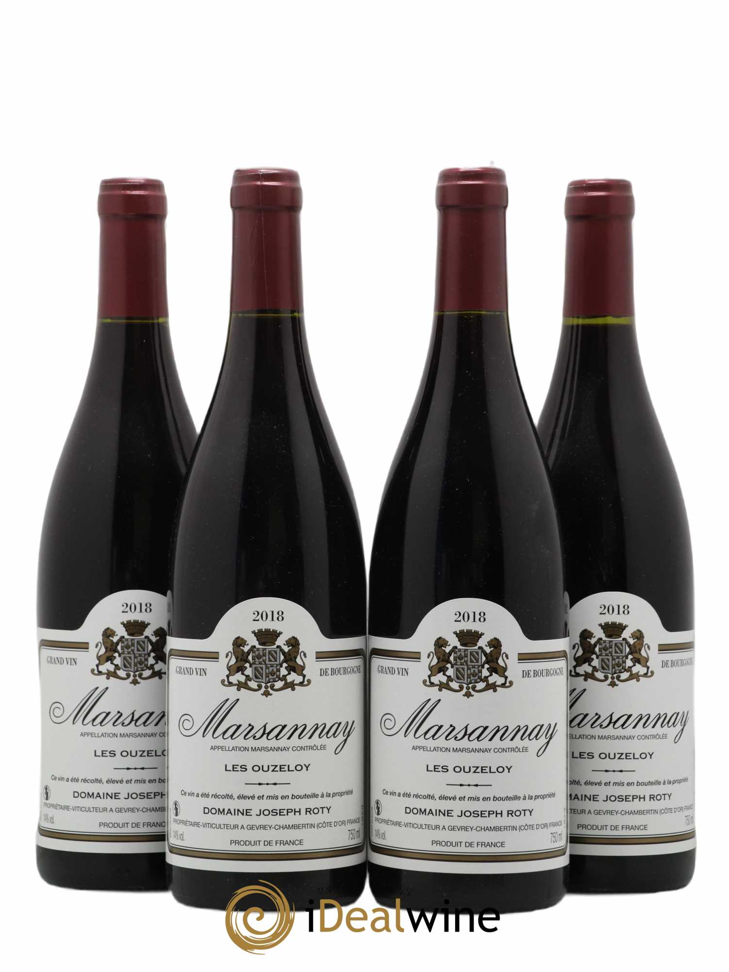 Marsannay Joseph Roty (Domaine) Les Ouzeloy (sans prix de réserve) 2018 - Lot de 4 bouteilles - 0