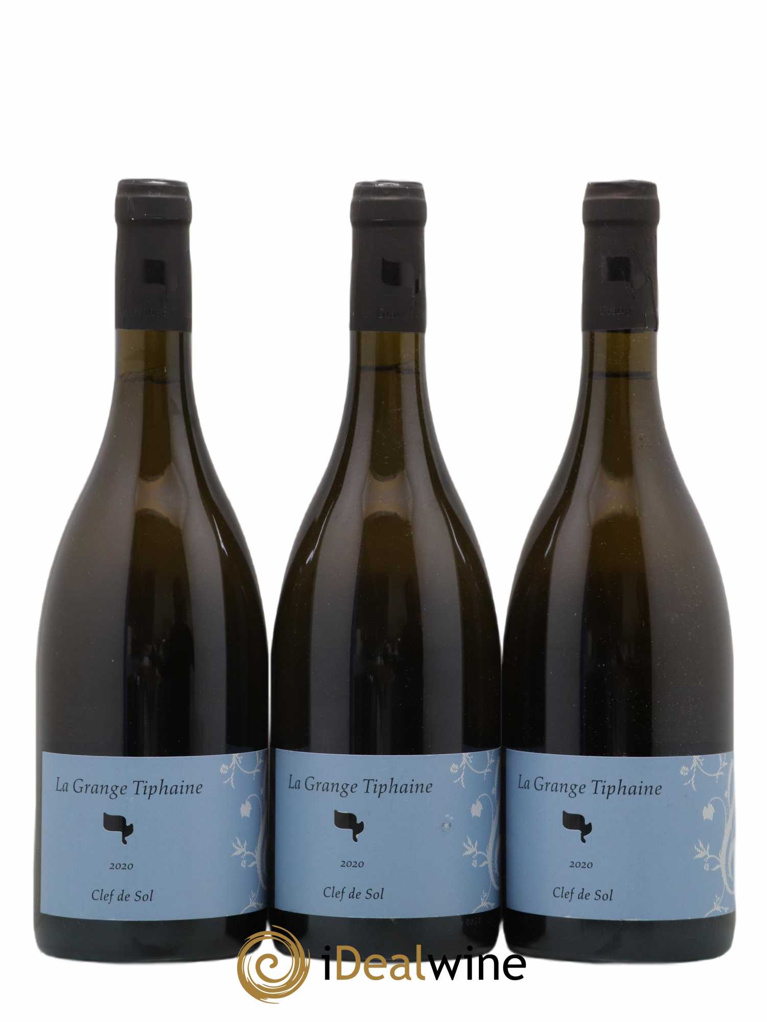 Montlouis-sur-Loire Clef de Sol La Grange Tiphaine 2020 - Lot de 3 bouteilles - 0