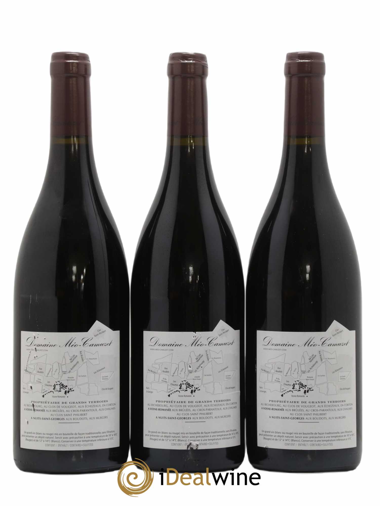 Corton Grand Cru Clos Rognet Méo-Camuzet (Domaine) 2016 - Lot de 3 bouteilles - 1
