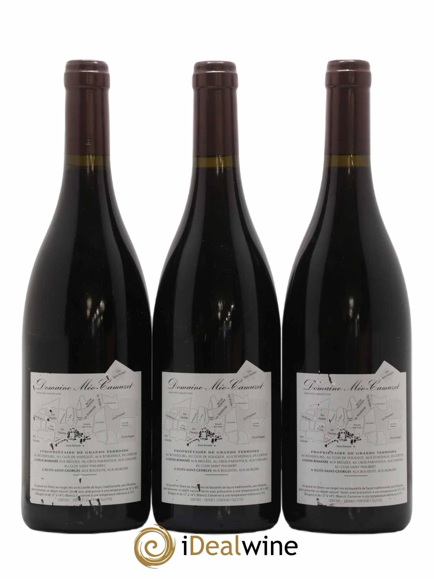 Corton Grand Cru Clos Rognet Méo-Camuzet (Domaine) 2015 - Lot de 3 bouteilles - 1