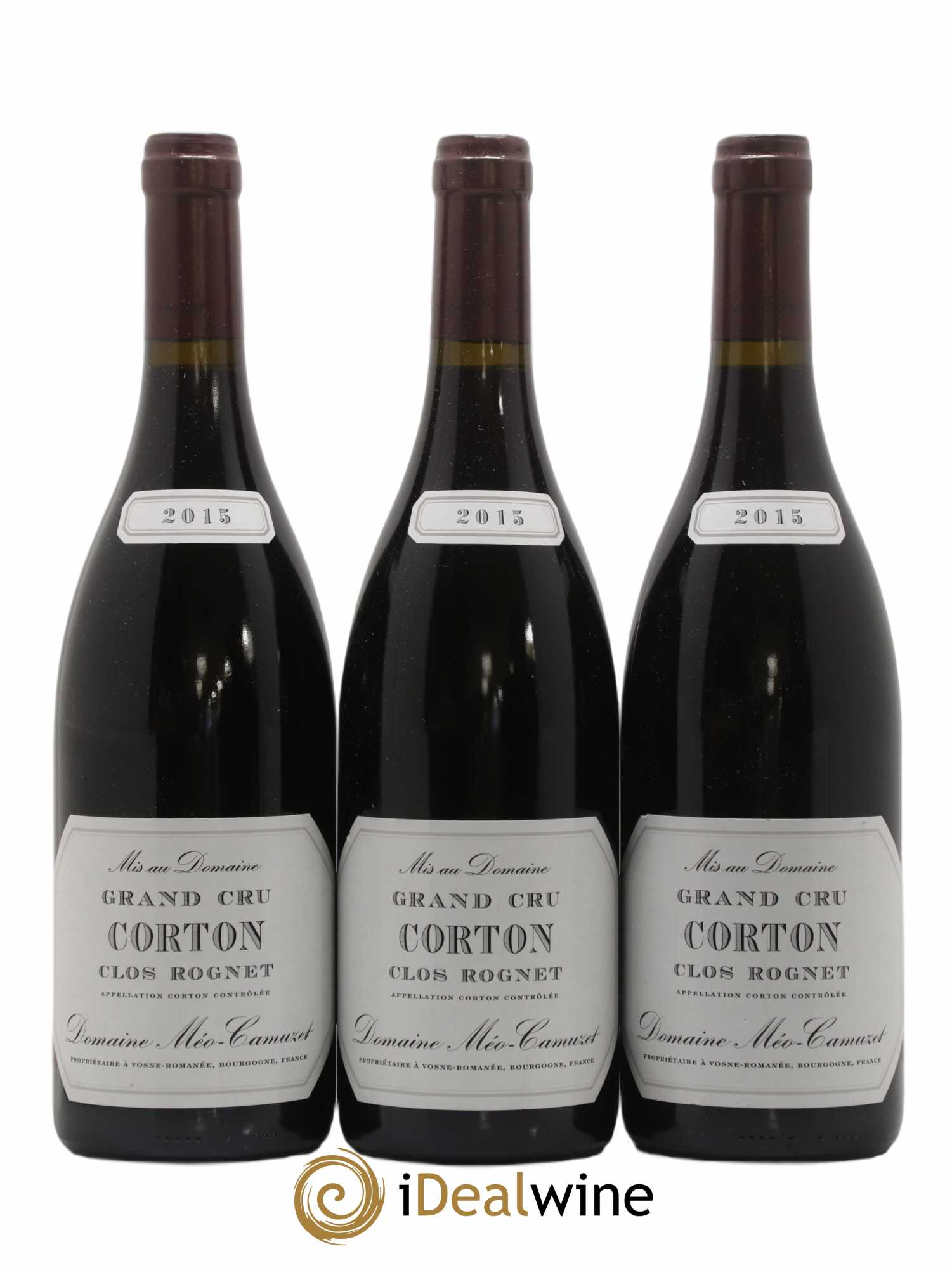 Corton Grand Cru Clos Rognet Méo-Camuzet (Domaine) 2015 - Lot de 3 bouteilles - 0