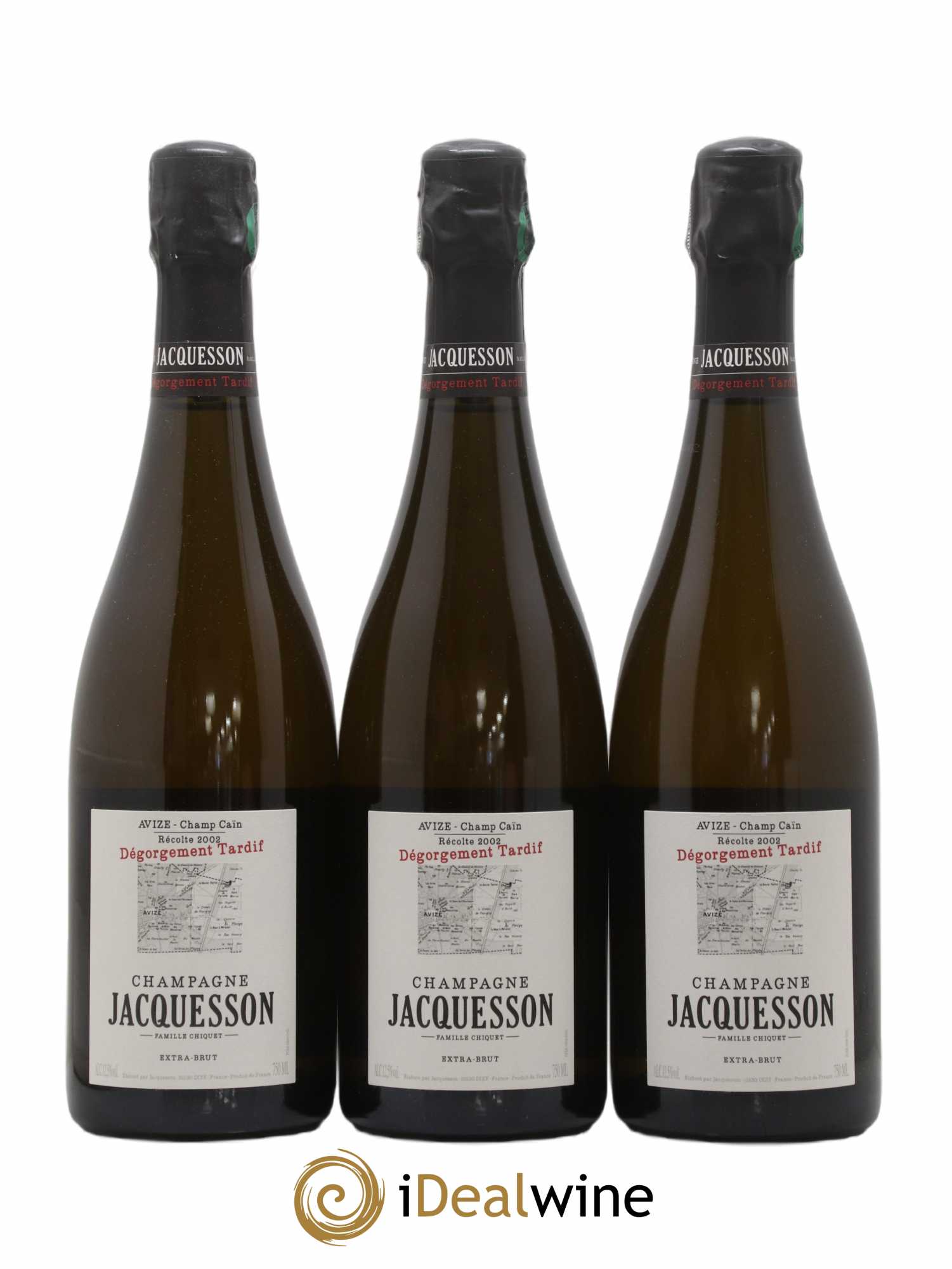 Champagne 2002 - Posten von 3 Flaschen - 0