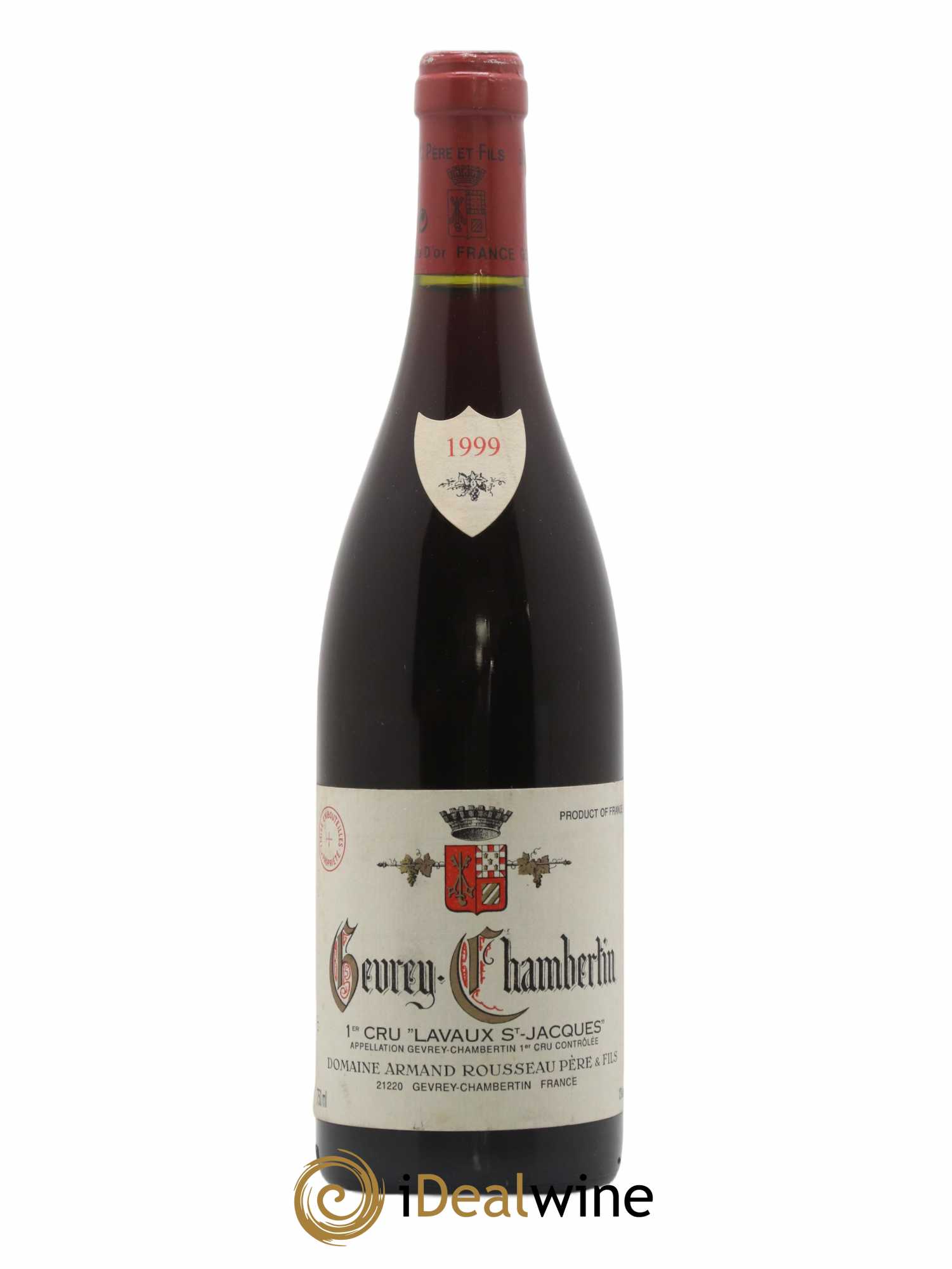 Gevrey-Chambertin 1er Cru Lavaux Saint Jacques Armand Rousseau (Domaine) 1999 - Lot de 1 bouteille - 0