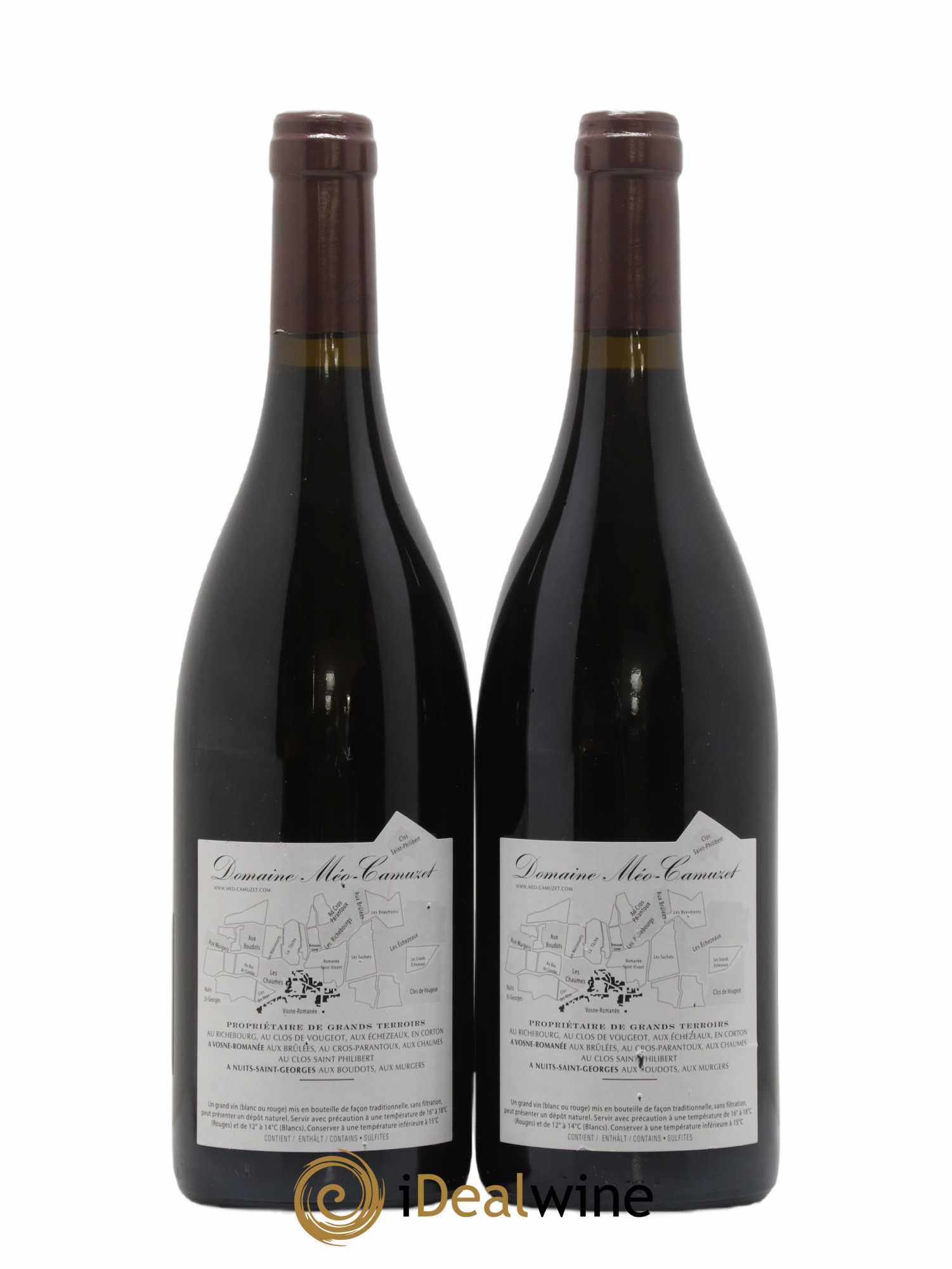 Vosne-Romanée 1er Cru Les Chaumes Méo-Camuzet (Domaine) 2016 - Lot de 2 bouteilles - 1