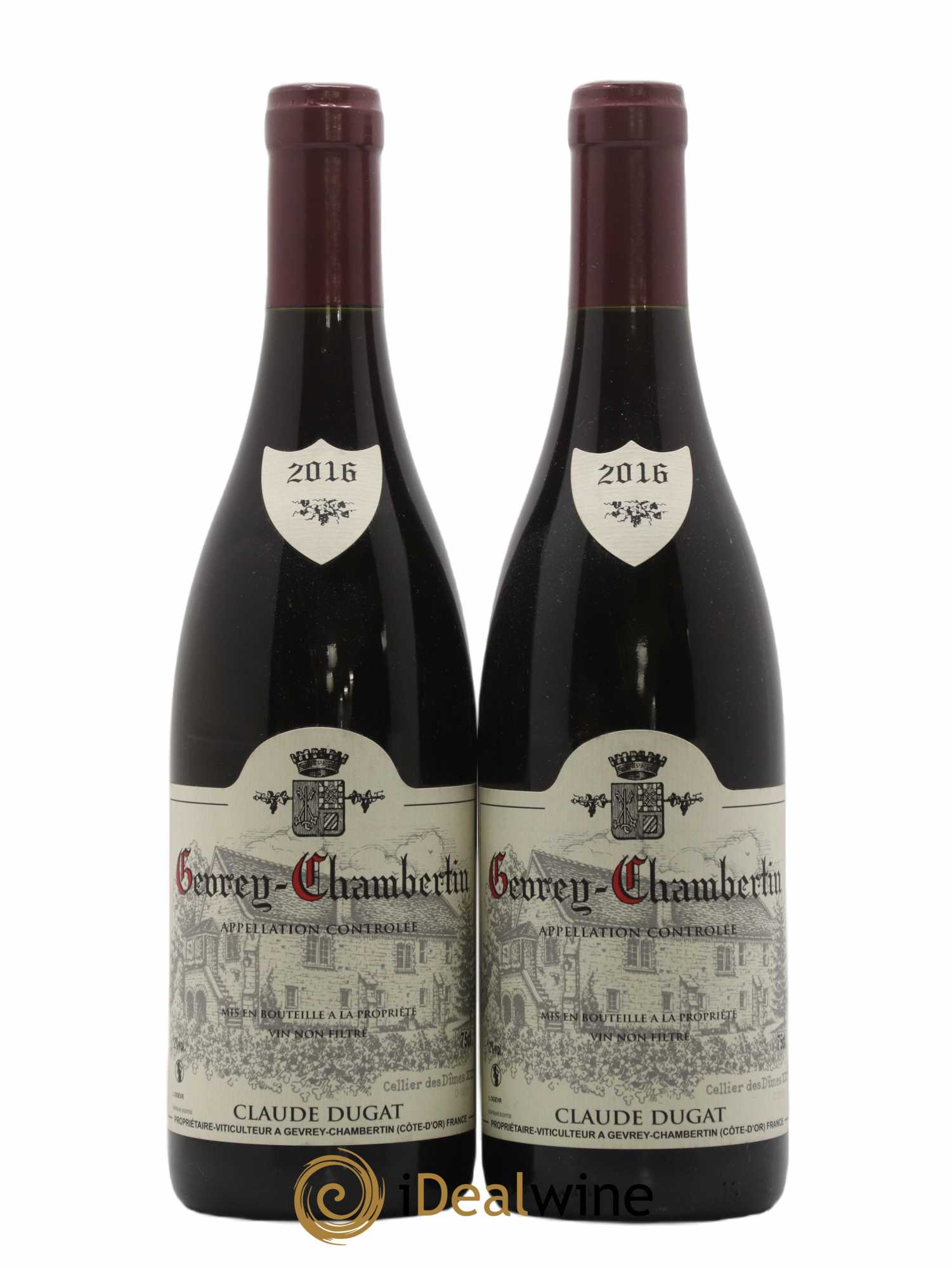 Gevrey-Chambertin Claude Dugat 2016 - Lot de 2 bouteilles - 0