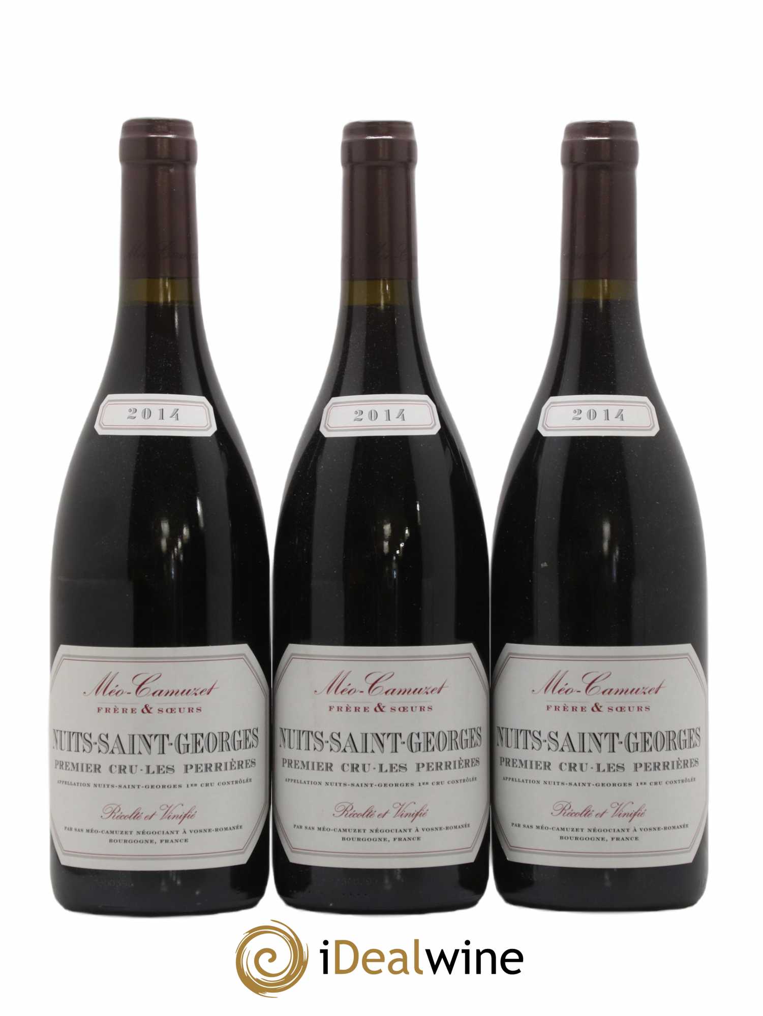 Nuits-Saint-Georges 1er Cru Les Perrières Méo-Camuzet (Frère & Soeurs) 2014 - Lot de 3 bouteilles - 0
