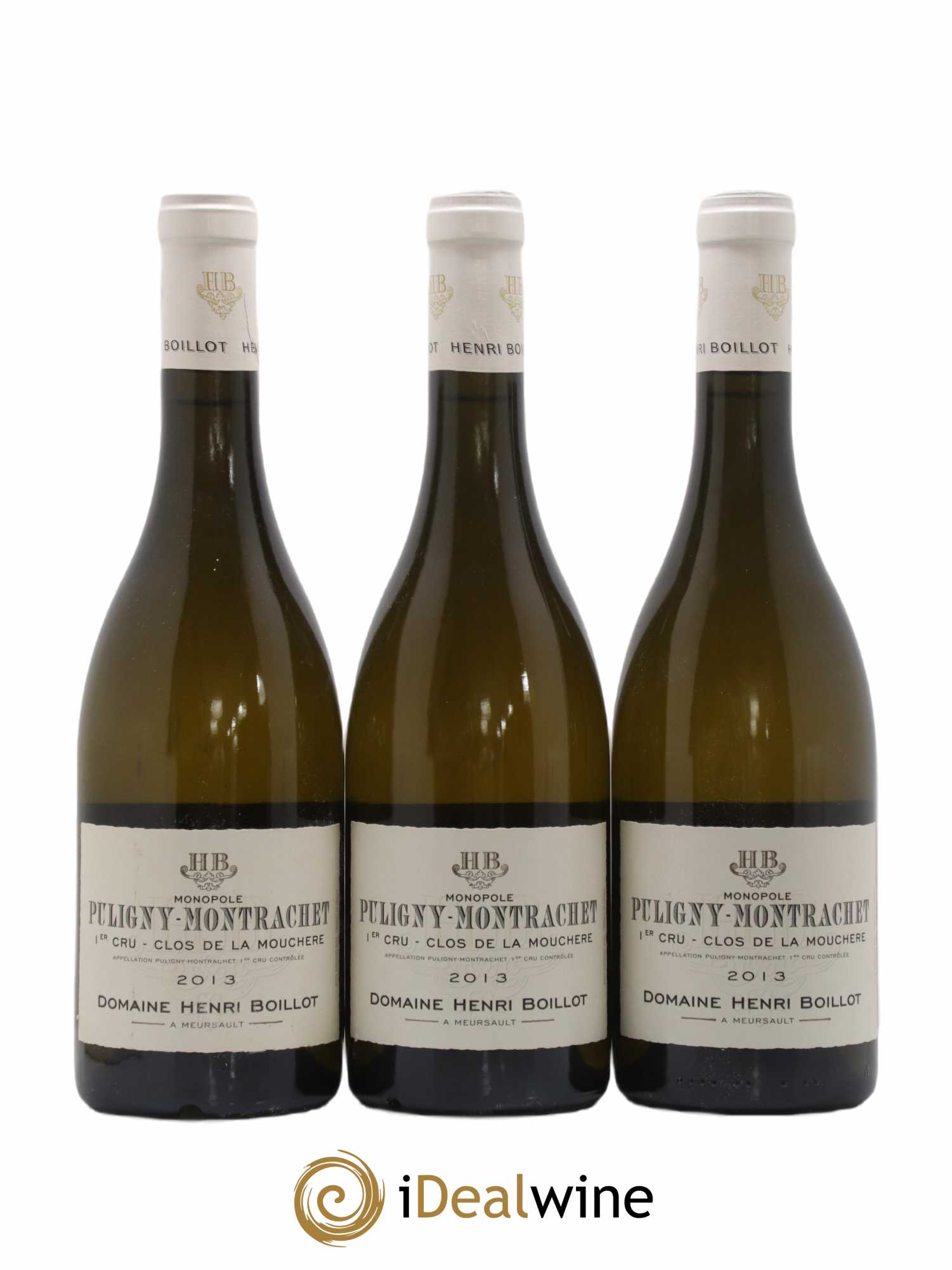 Puligny-Montrachet 1er Cru Clos de la Mouchère Henri Boillot (Domaine) 2013 - Lot de 3 bouteilles - 0