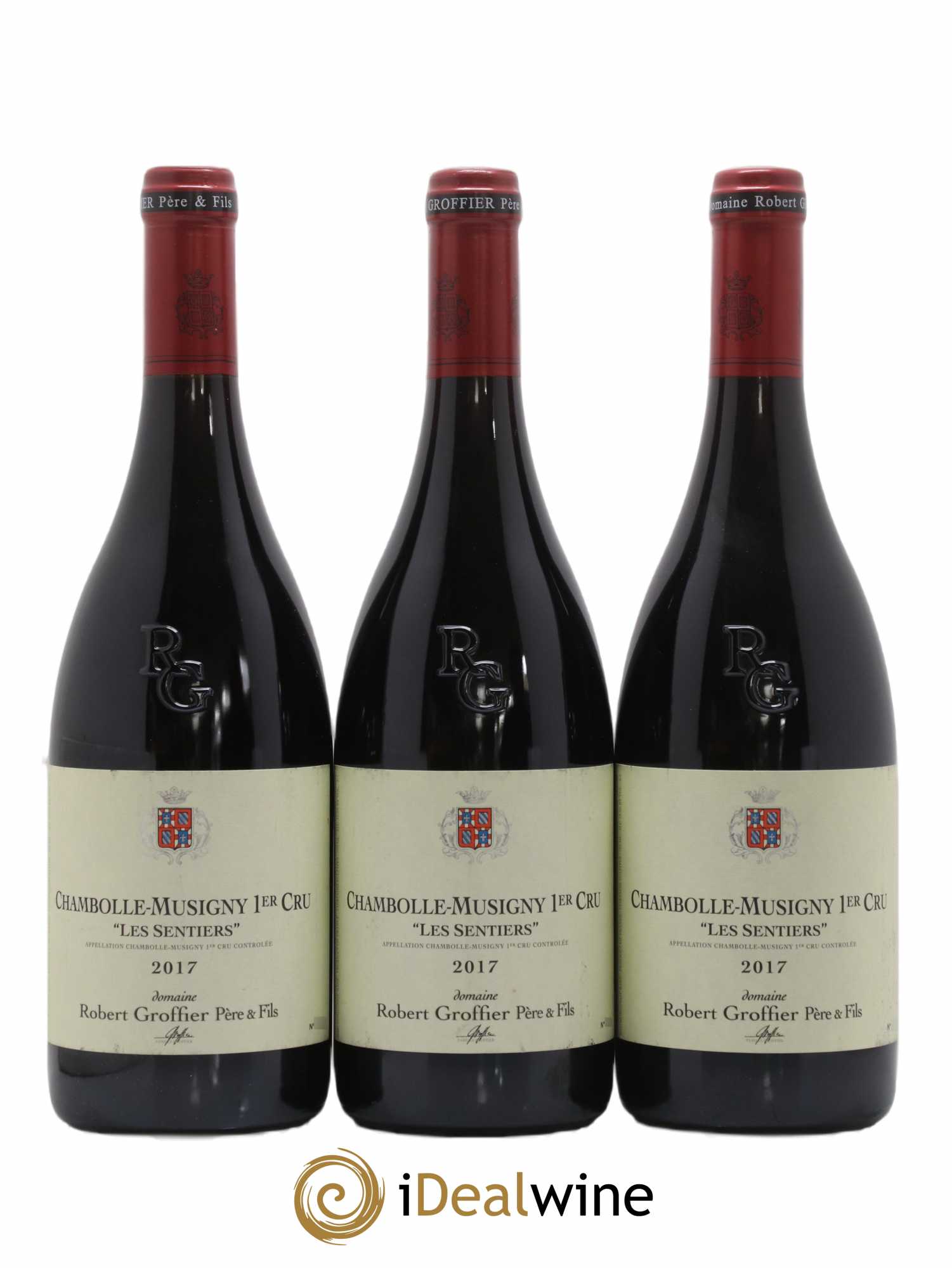 Chambolle-Musigny 1er Cru Les Sentiers Robert Groffier Père & Fils (Domaine) 2017 - Lot de 3 bouteilles - 0