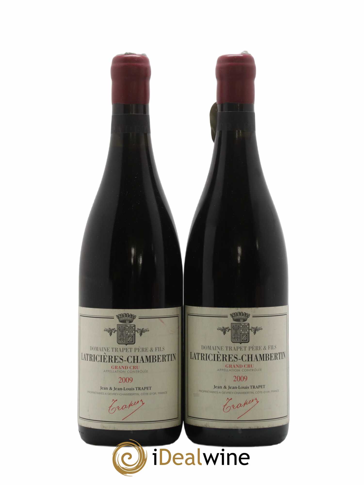 Latricières-Chambertin Grand Cru Domaine Trapet 2009 - Lot de 2 bouteilles - 0
