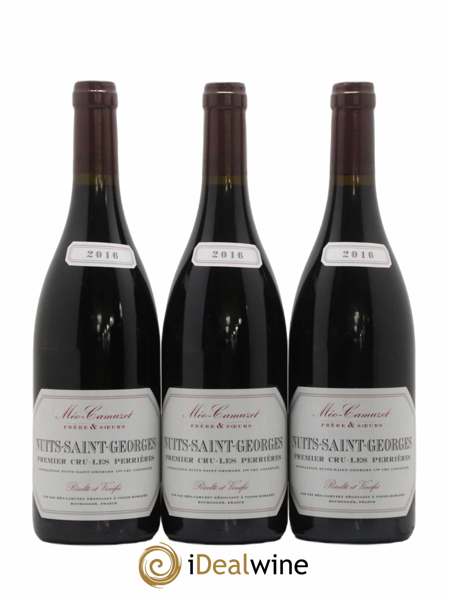 Nuits-Saint-Georges 1er Cru Les Perrières Méo-Camuzet (Frère & Soeurs) 2016 - Lot de 3 bouteilles - 0
