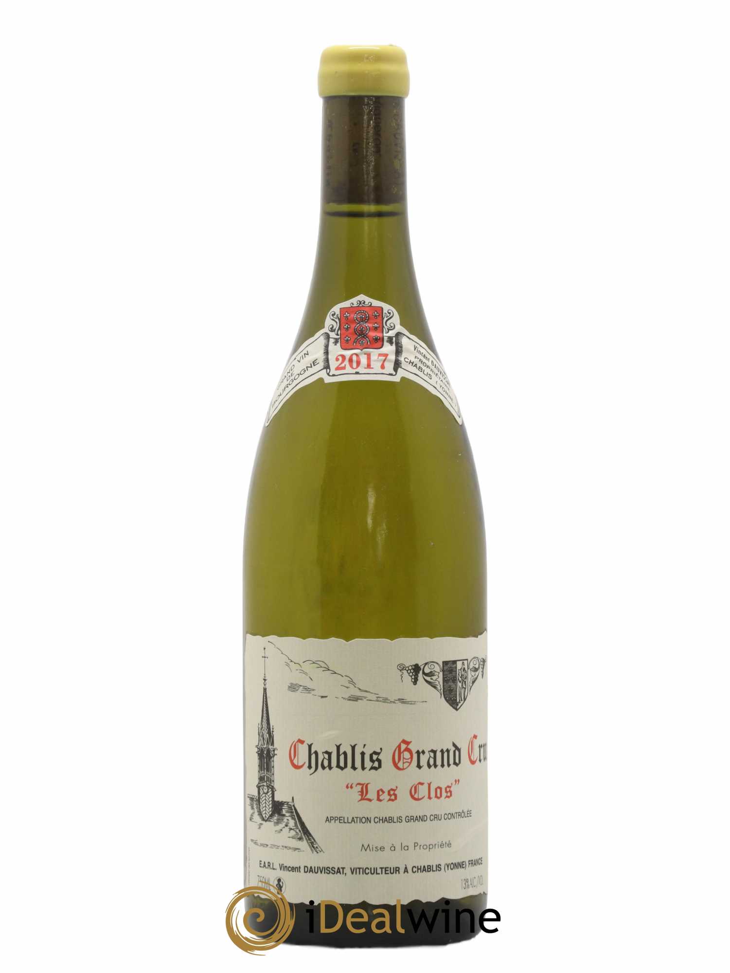 Chablis Grand Cru Les Clos Vincent Dauvissat (Domaine) 2017 - Lot of 1 bottle - 0
