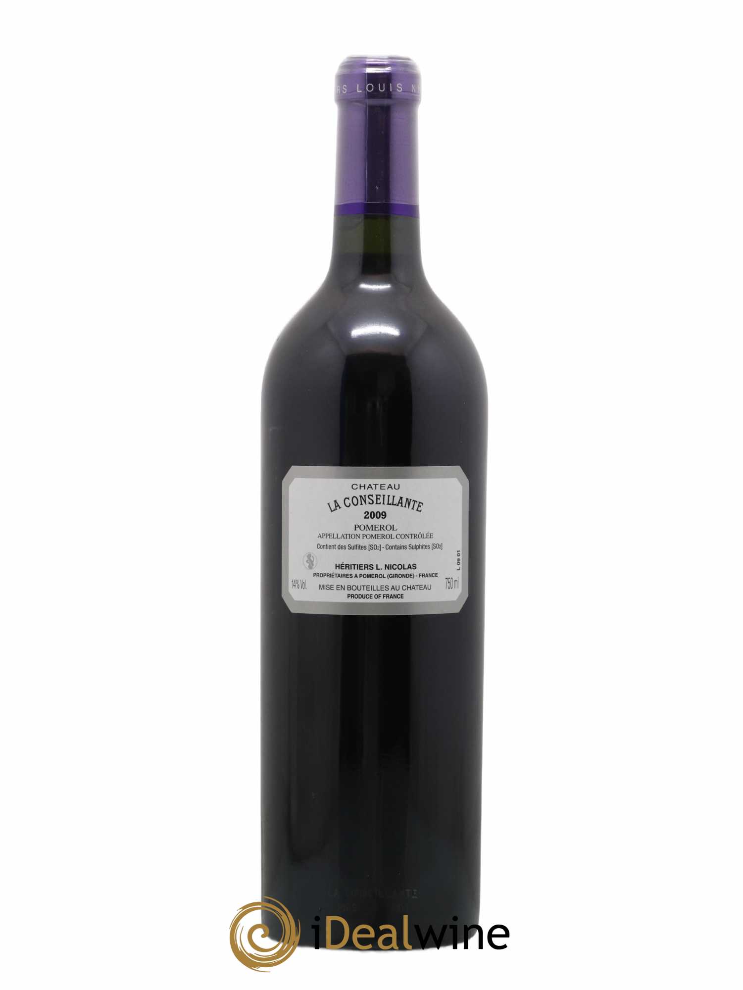 Château la Conseillante 2009 - Lot de 1 bouteille - 1