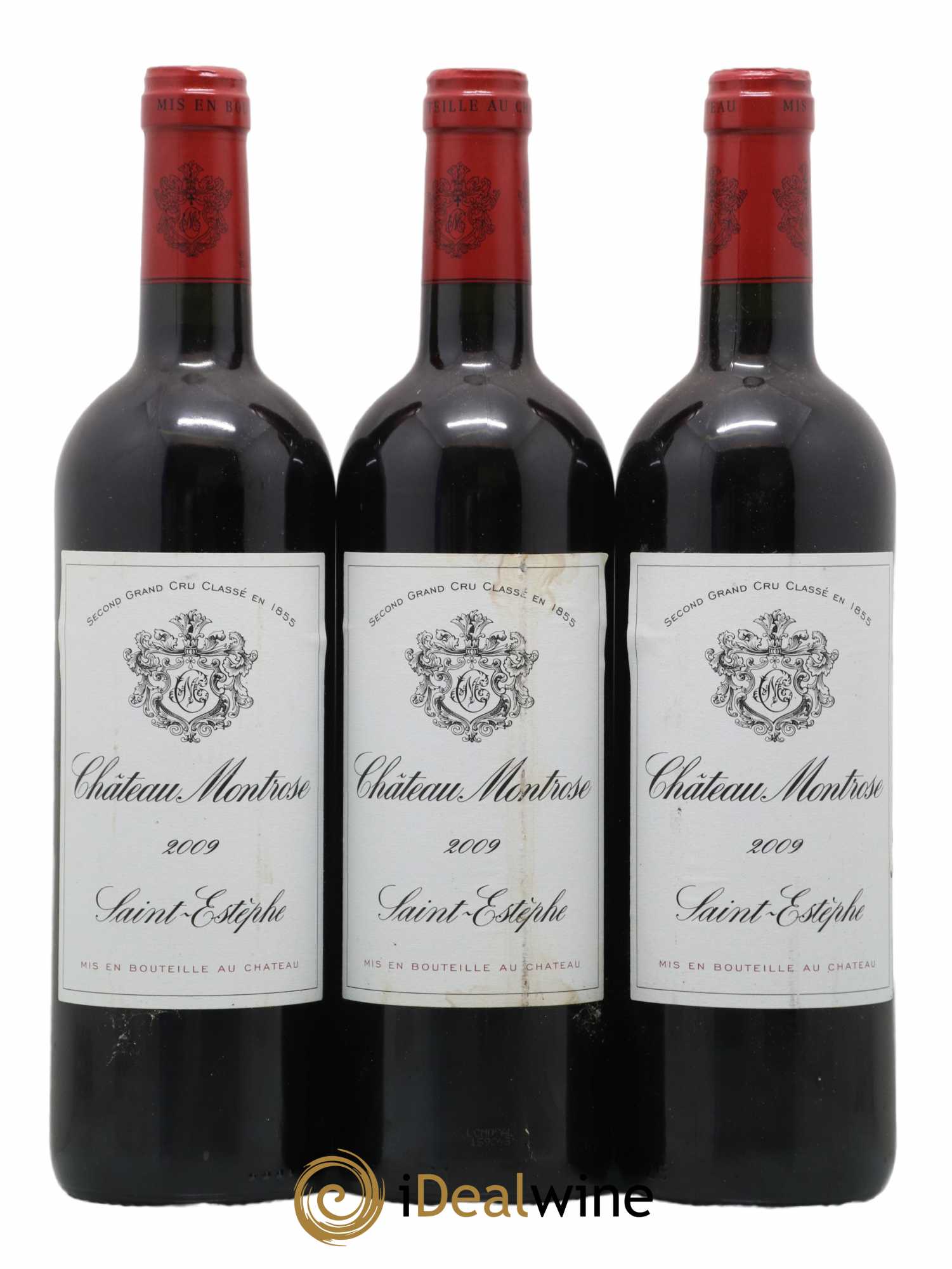 Château Montrose 2ème Grand Cru Classé 2009 - Lot de 3 bouteilles - 0
