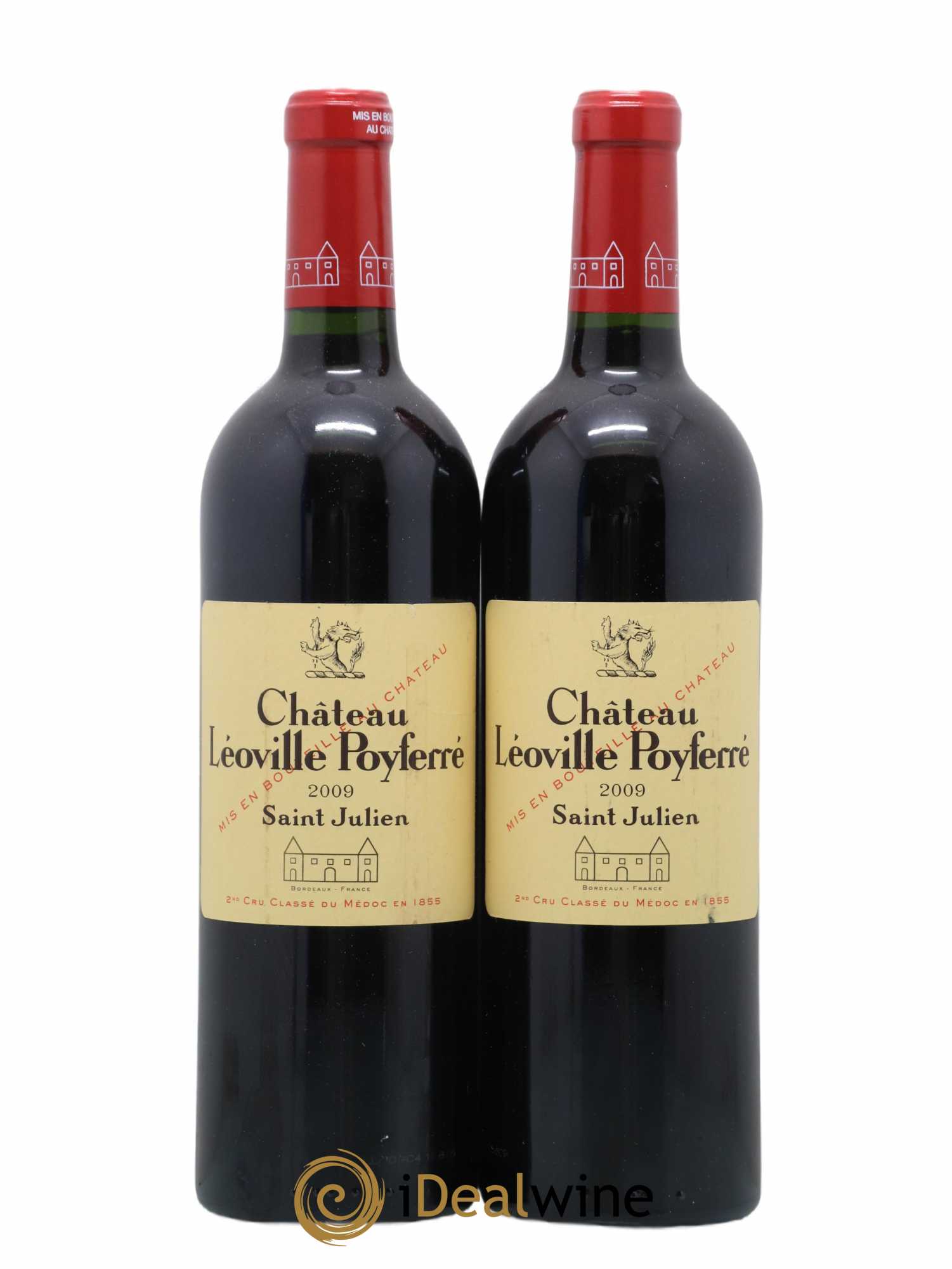 Château Léoville Poyferré 2ème Grand Cru Classé 2009 - Lot de 2 bouteilles - 0