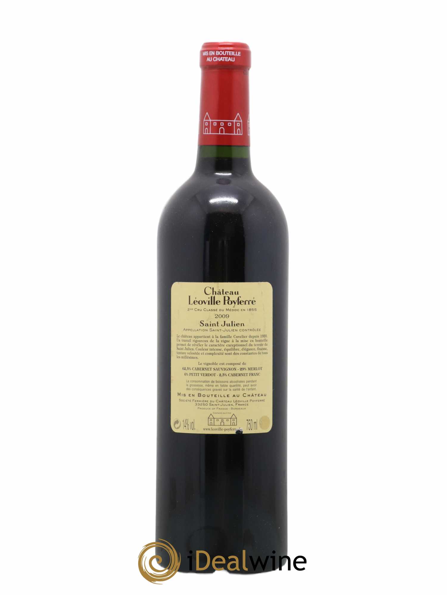 Château Léoville Poyferré 2ème Grand Cru Classé 2009 - Lot of 1 bottle - 1