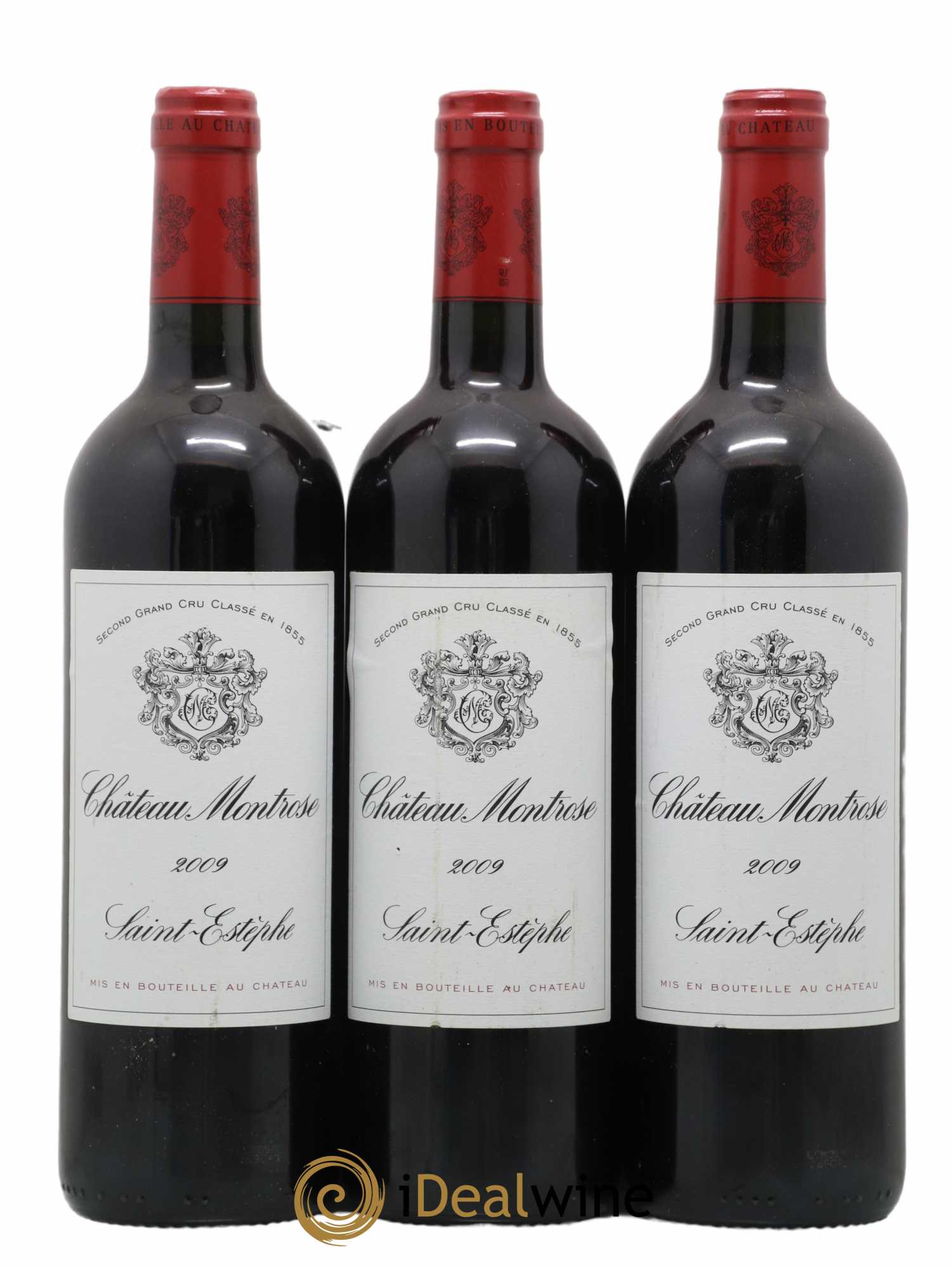 Château Montrose 2ème Grand Cru Classé 2009 - Lot de 3 bouteilles - 0