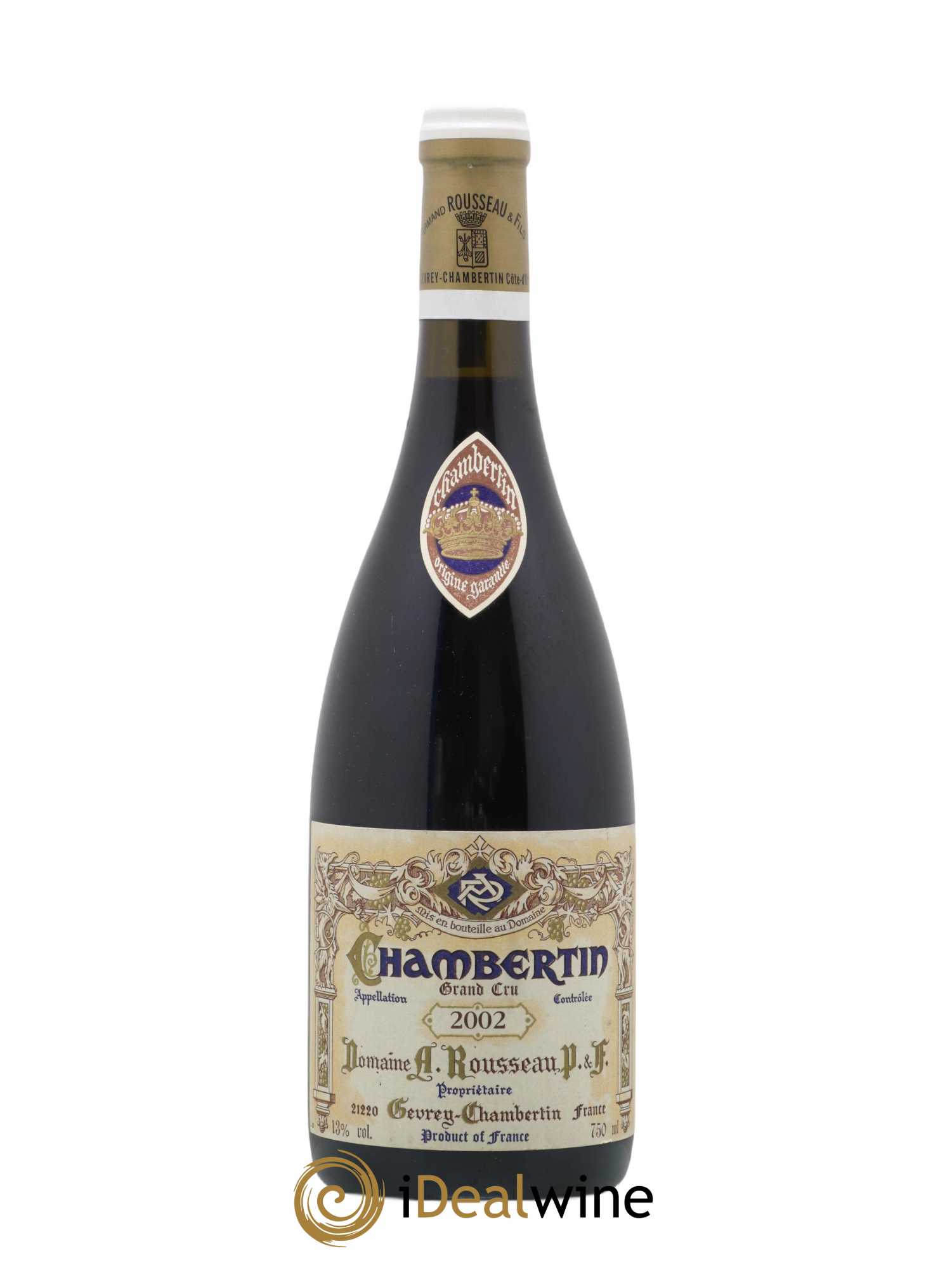 Chambertin Grand Cru Armand Rousseau (Domaine) 2002 - Lot de 1 bouteille - 0