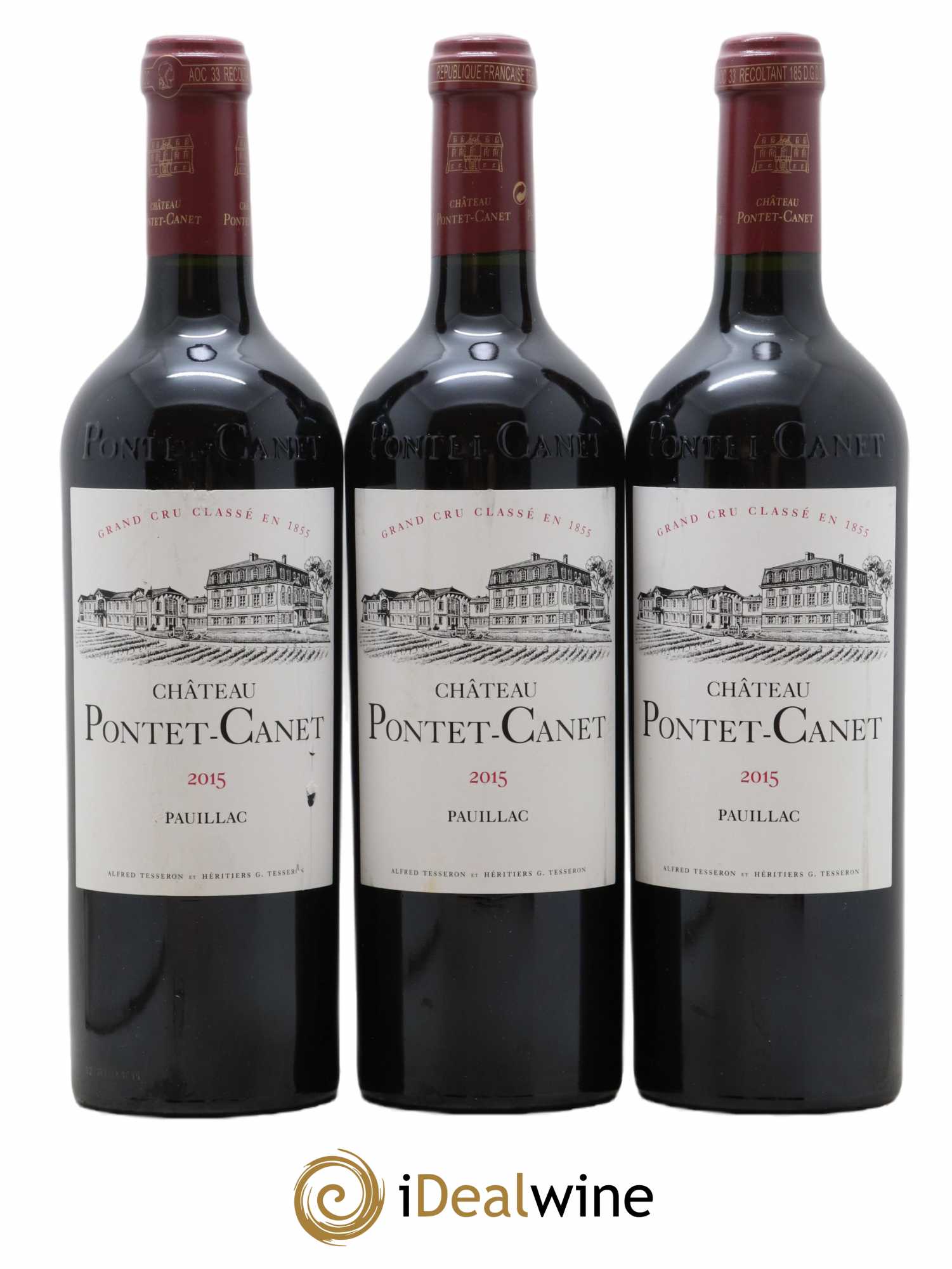Château Pontet Canet 5ème Grand Cru Classé 2015 - Lot de 6 bouteilles - 2