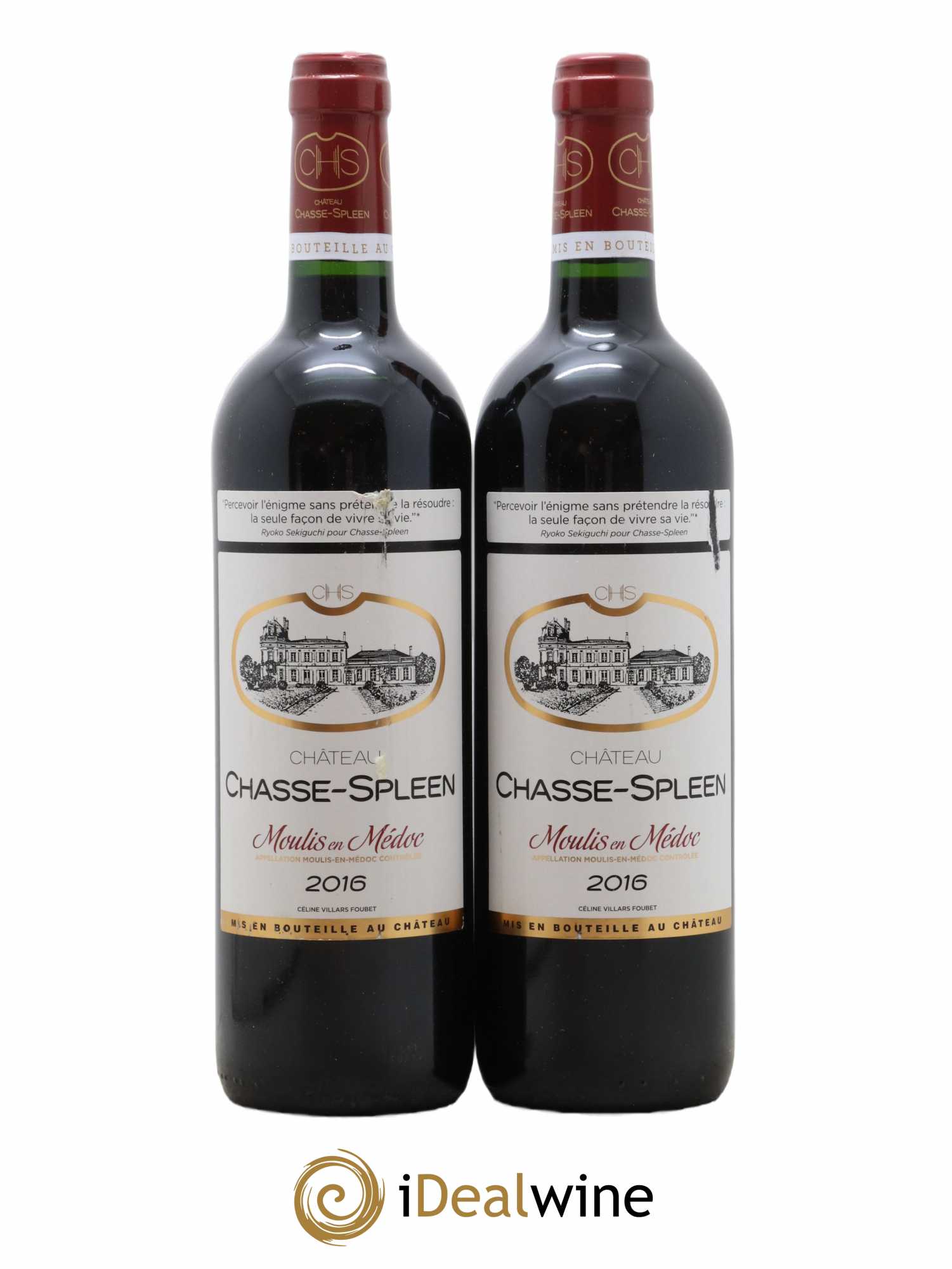 Château Chasse Spleen 2016 - Lot de 2 bouteilles - 0