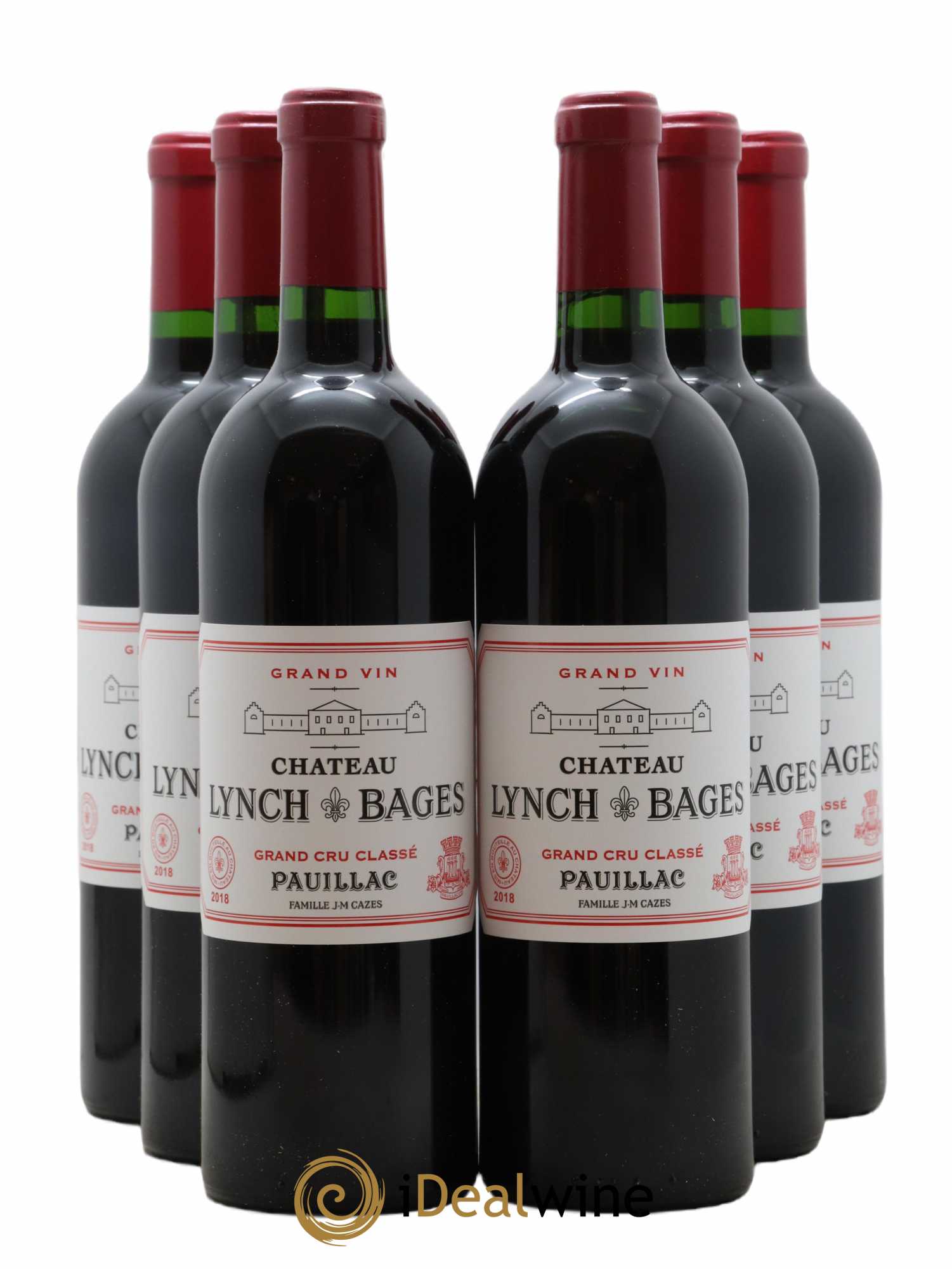 Château Lynch Bages 5ème Grand Cru Classé 2018 - Lot de 6 bouteilles - 0