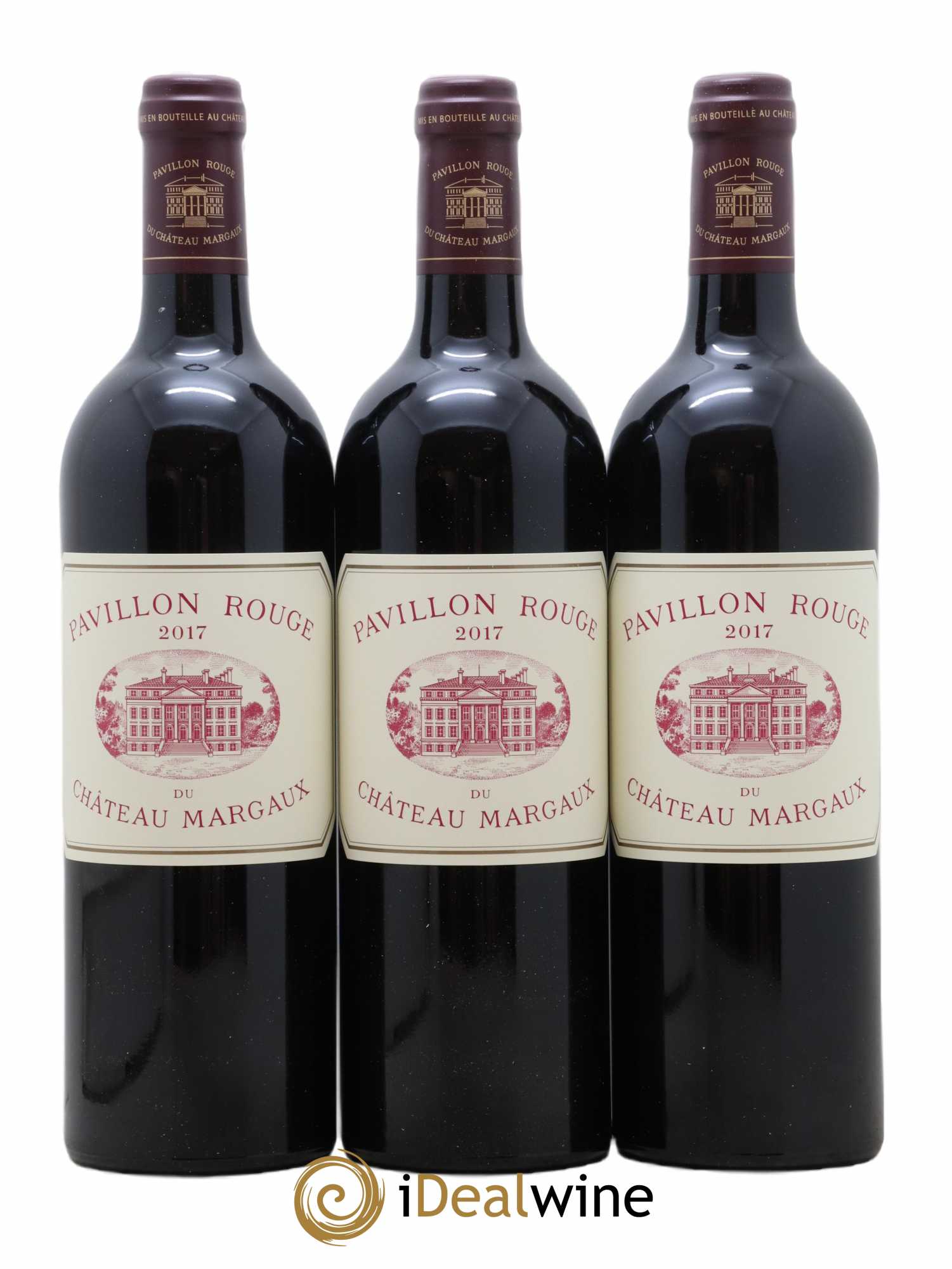 Pavillon Rouge du Château Margaux Second Vin 2017 - Lot de 3 bouteilles - 0